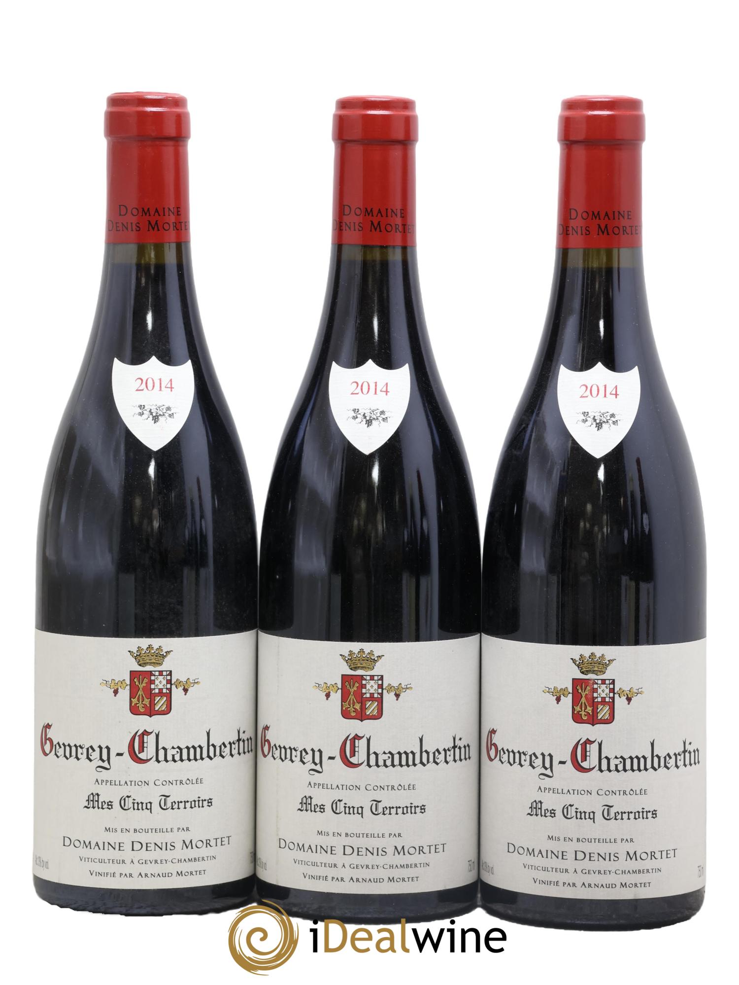 Gevrey-Chambertin Mes Cinq Terroirs Denis Mortet (Domaine) 2014 - Posten von 3 Flaschen - 0
