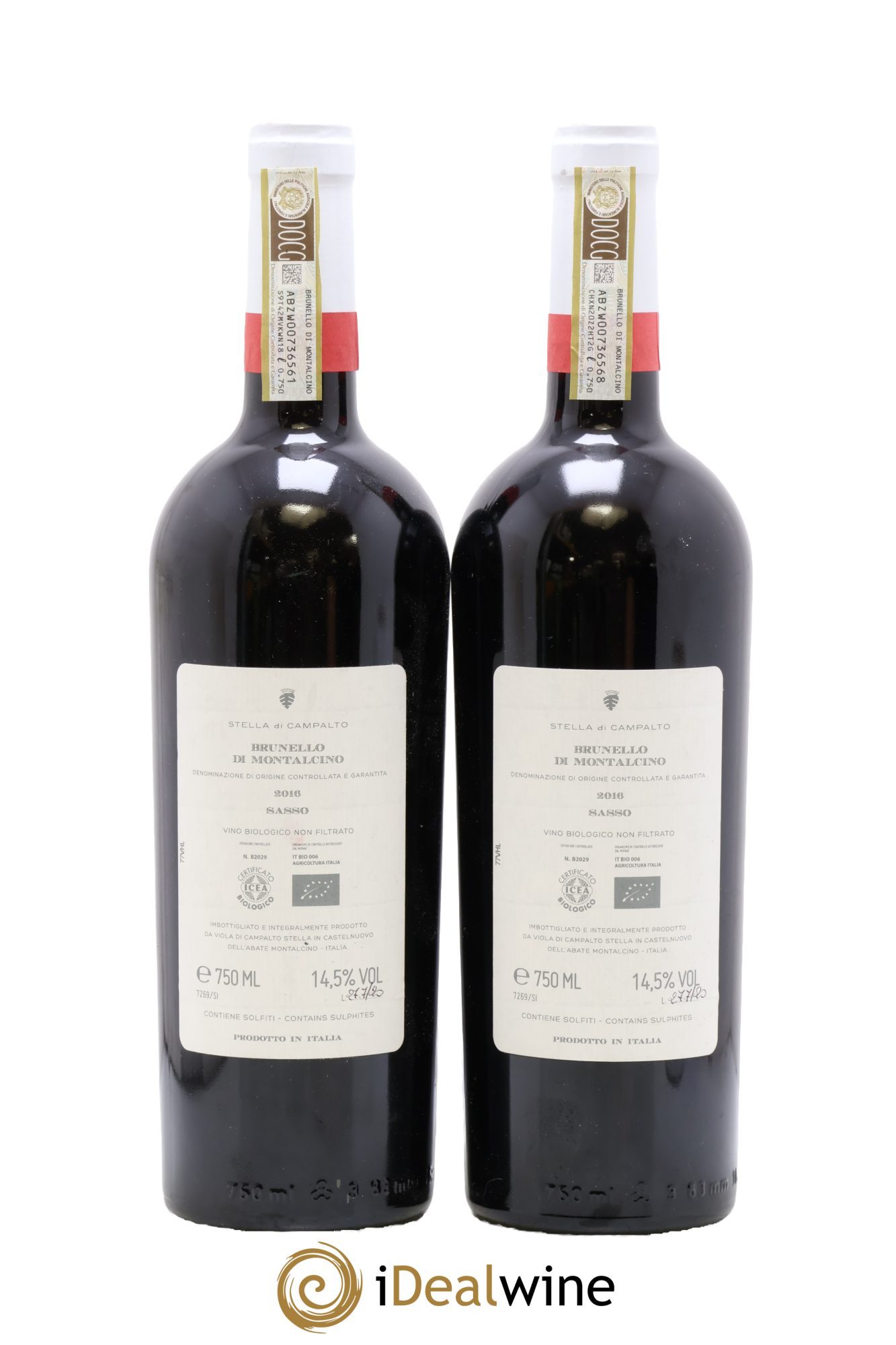 Brunello di Montalcino Sasso Stella di Campalto Podere S. Giuseppe 2016 - Lot de 2 bouteilles - 1