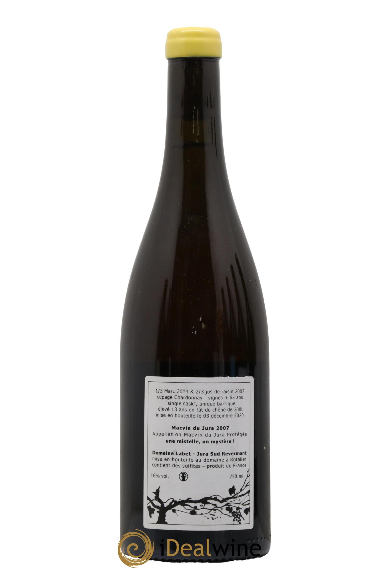 Macvin du Jura Romain - Julien - Charline Labet 2007 - Lot de 1 bouteille - 1