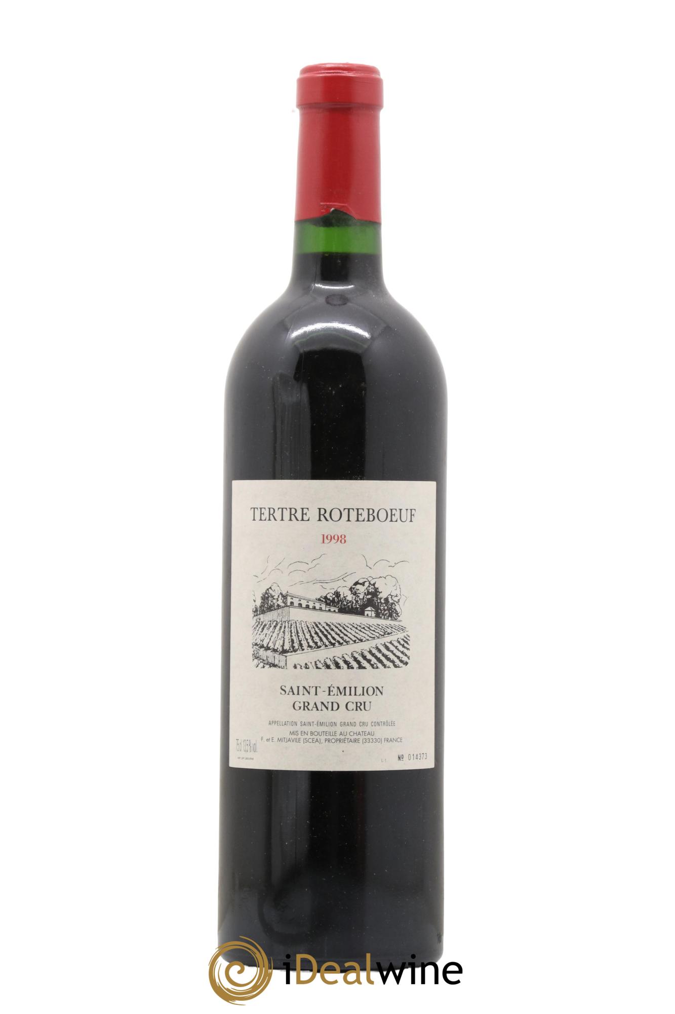 Château Tertre Roteboeuf 1998 - Posten von 1 Flasche - 0