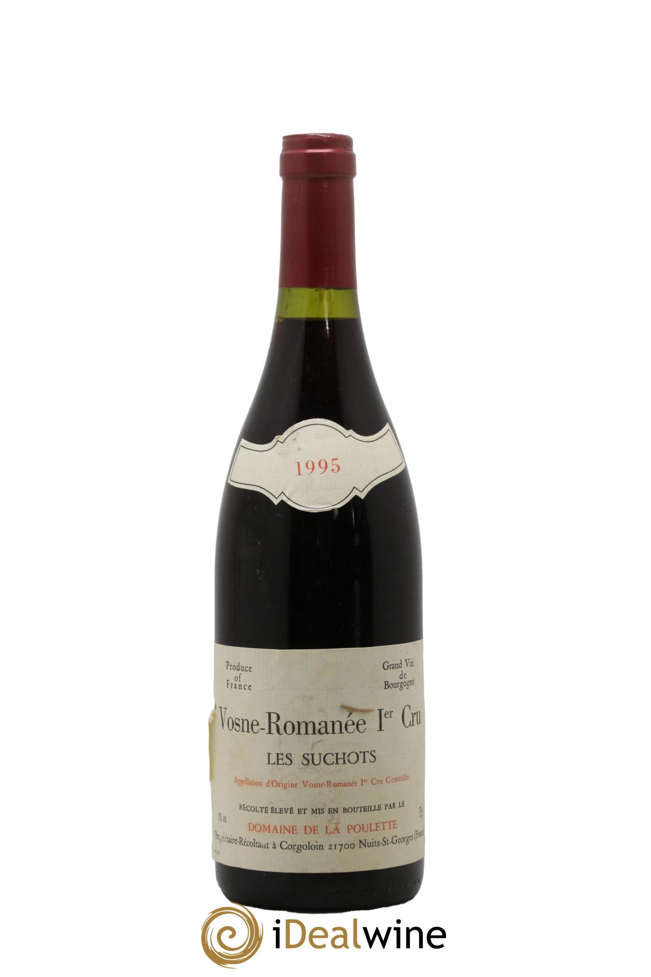 Vosne-Romanée 1er Cru Les Suchots Domaine de la Poulette 1995 - Lot de 1 bouteille - 0