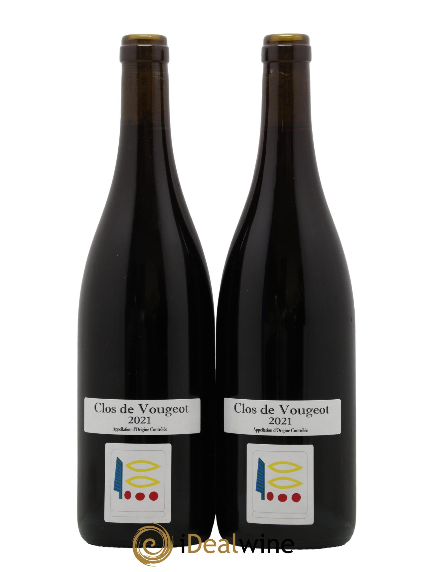Clos de Vougeot Grand Cru Prieuré Roch 2021 - Lot de 2 bouteilles - 0