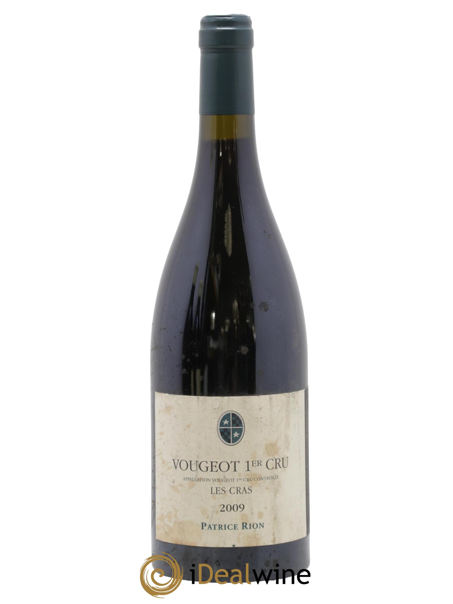 Vougeot 1er Cru Les Cras Patrice Rion (Domaine) 2009 - Lot de 1 bouteille - 0