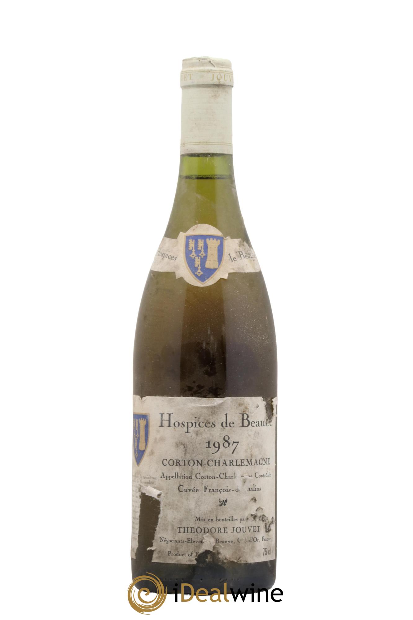 Corton-Charlemagne Grand Cru Hospices de Beaune Cuvée François de Salins Domaine Theodore Jouvet 1987 - Lot de 1 bouteille - 0