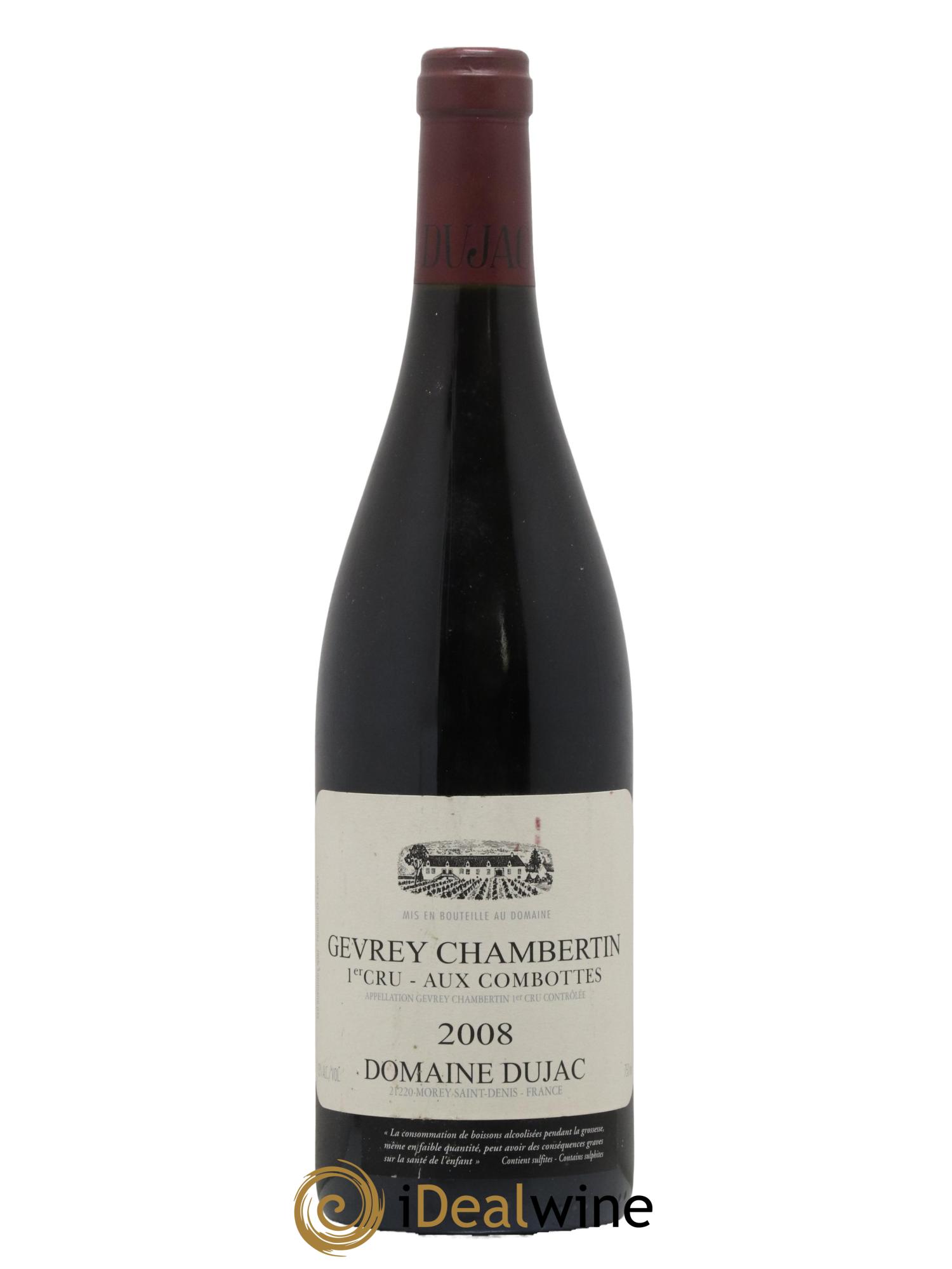 Gevrey-Chambertin 1er Cru Aux Combottes Dujac (Domaine) 2008 - Lot de 1 bouteille - 0