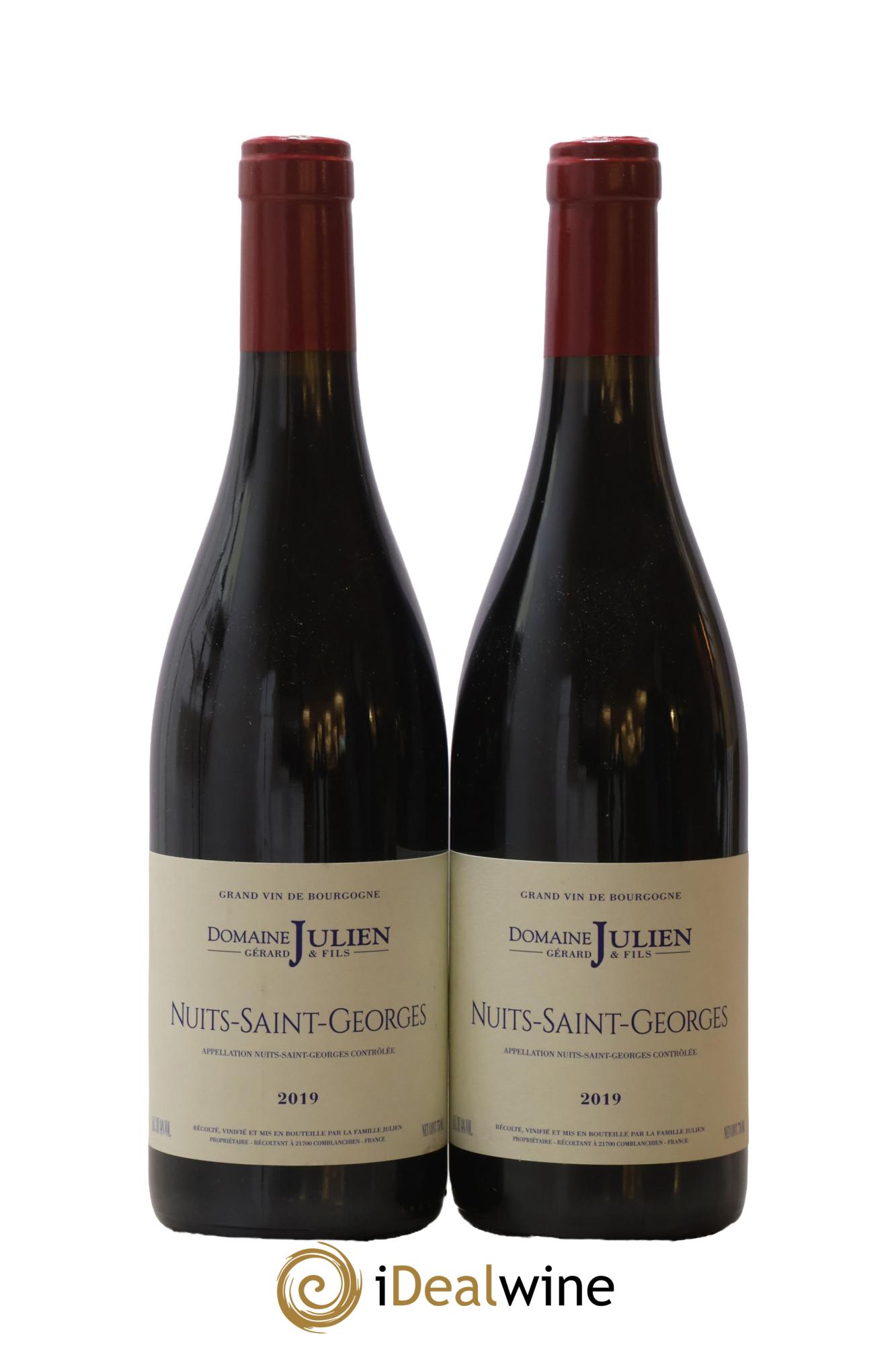 Nuits-Saint-Georges Julien Gérard et Fils 2019 - Lot de 2 bouteilles - 0