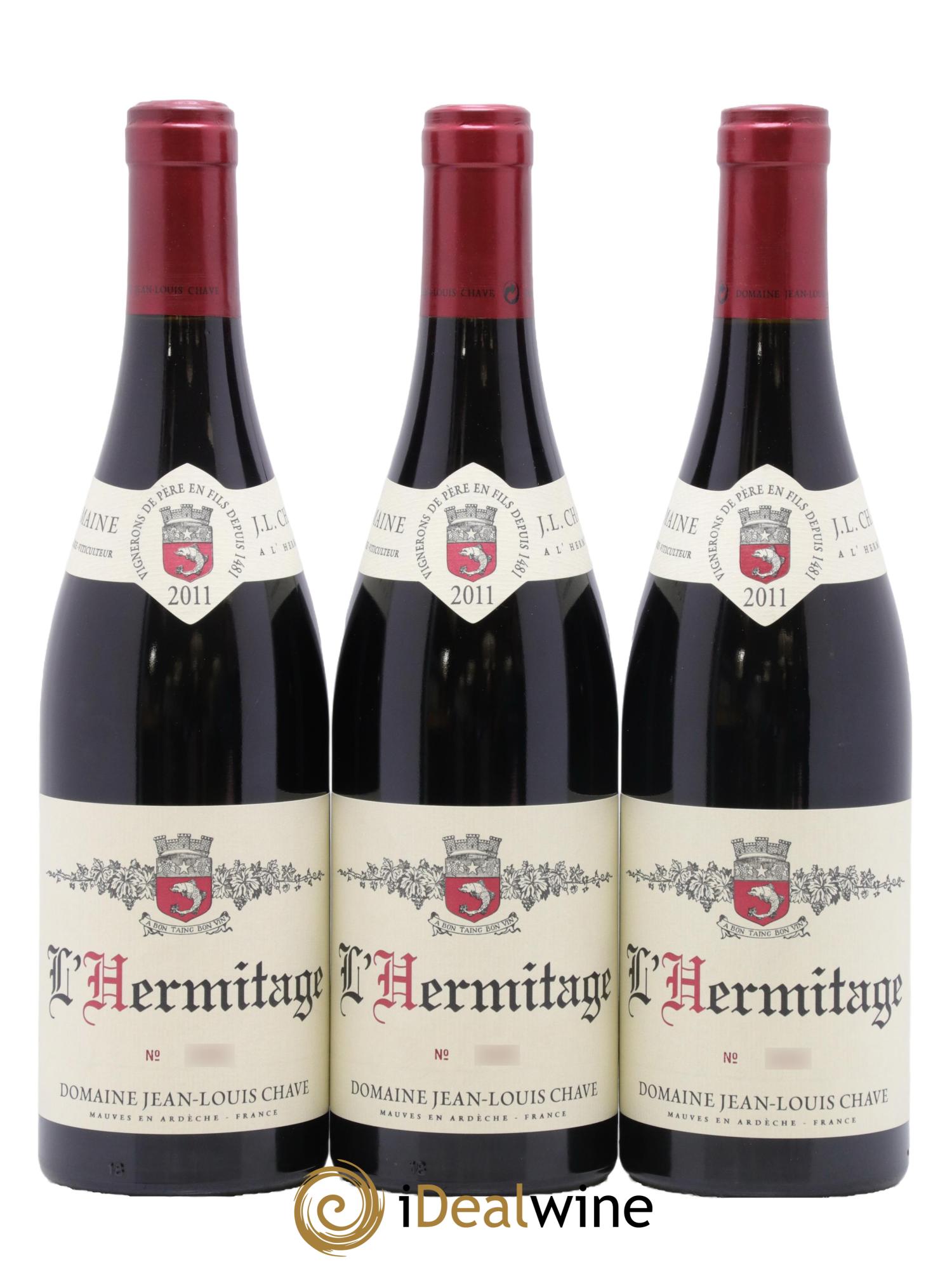Hermitage Jean-Louis Chave 2011 - Lot de 6 bouteilles - 1
