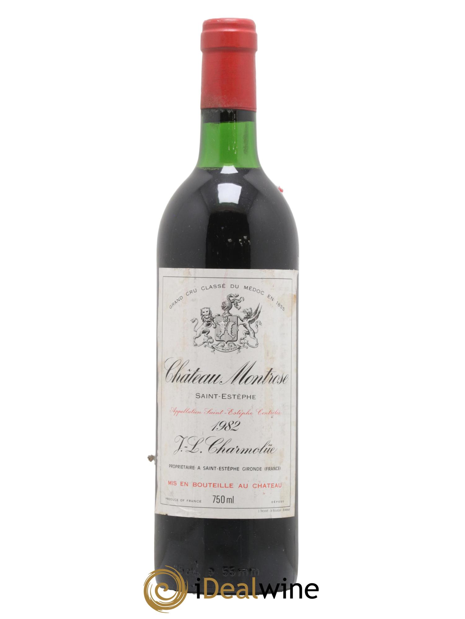 Château Montrose 2ème Grand Cru Classé 1982 - Lot de 1 bouteille - 0