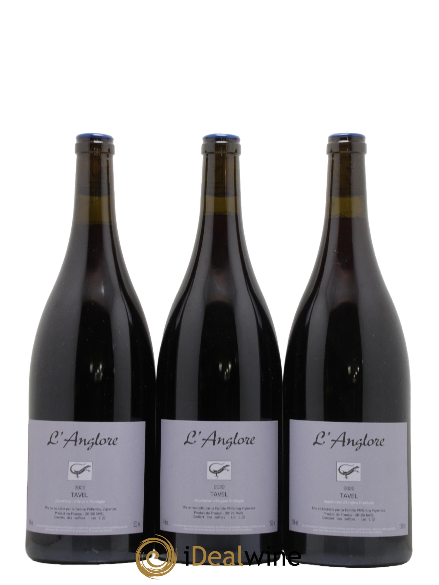 Tavel L'Anglore 2022 - Posten von 3 Magnum - 0