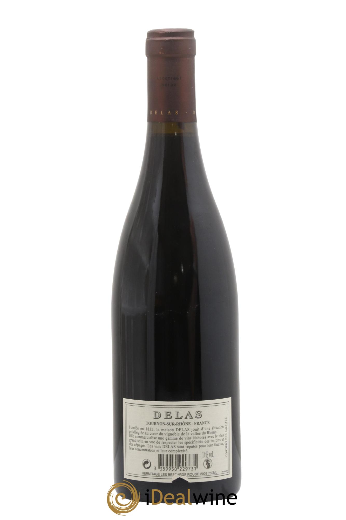 Hermitage Les Bessards Delas Frères 2009 - Lot of 1 bottle - 1