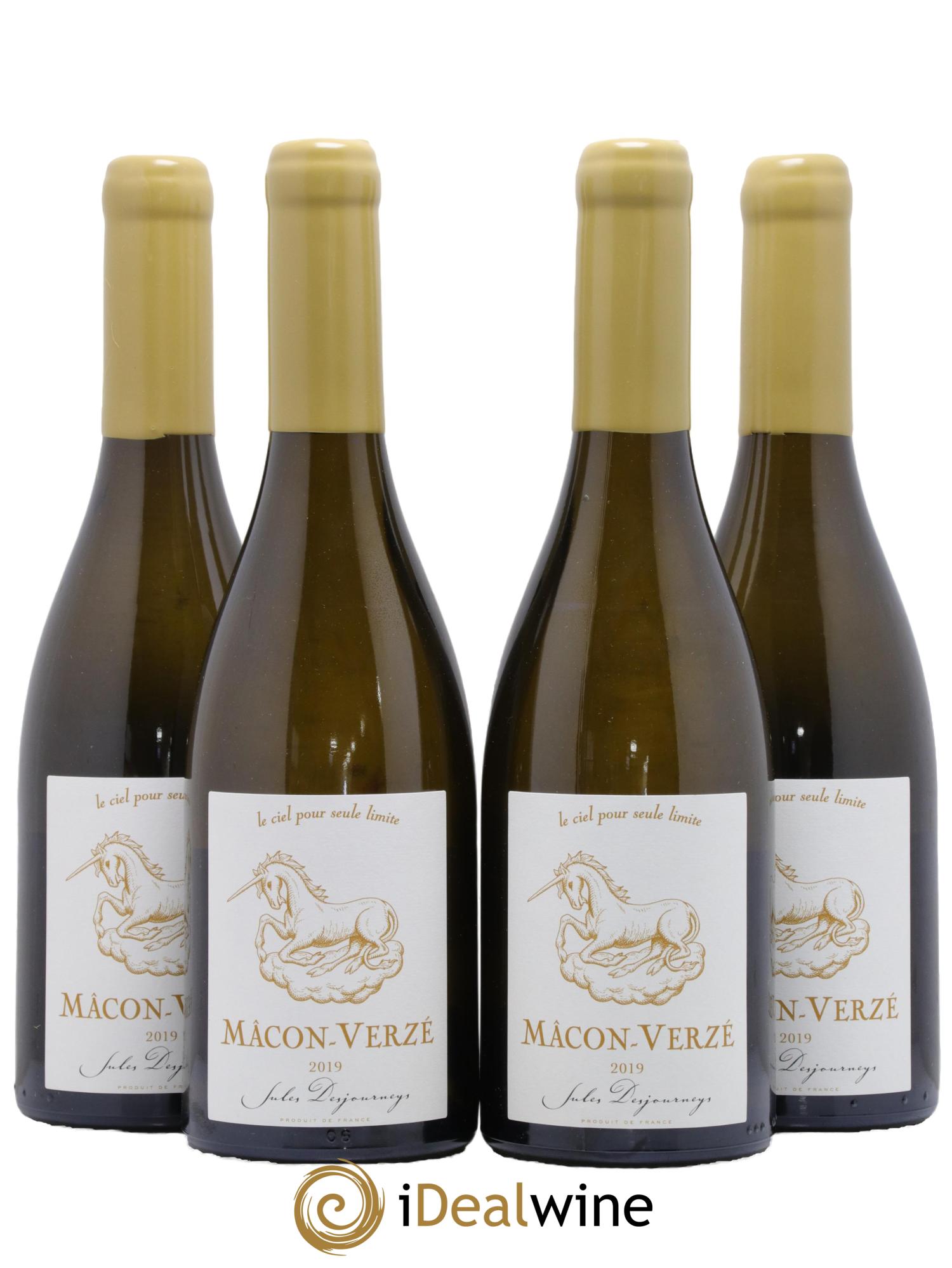 Mâcon-Verzé Jules Desjourneys 2019 - Lot de 4 bouteilles - 0
