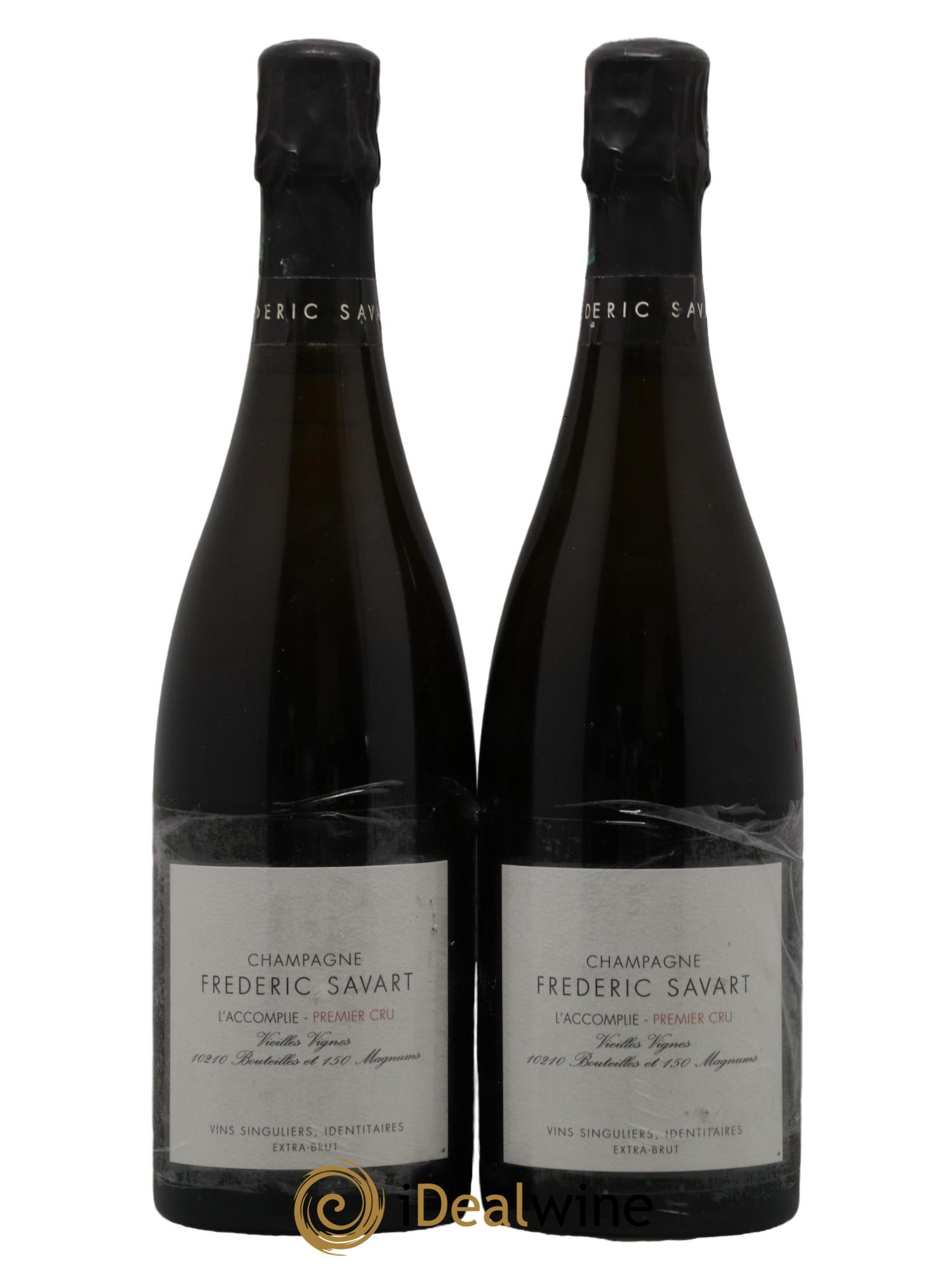 L'Accomplie 1er Cru Extra-Brut Vieilles Vignes Frédéric Savart - Lot de 2 bouteilles - 0