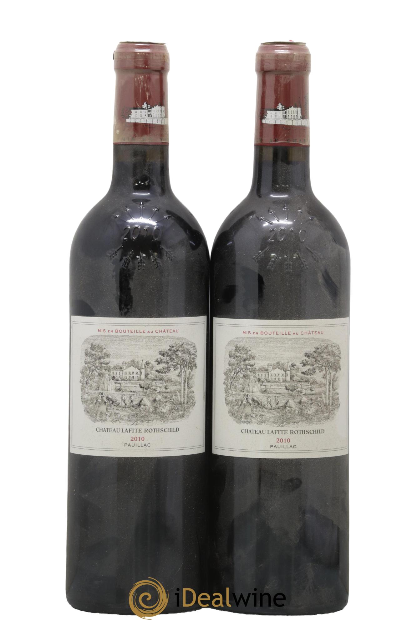 Château Lafite Rothschild 1er Grand Cru Classé 2010 - Lot de 2 bouteilles - 0
