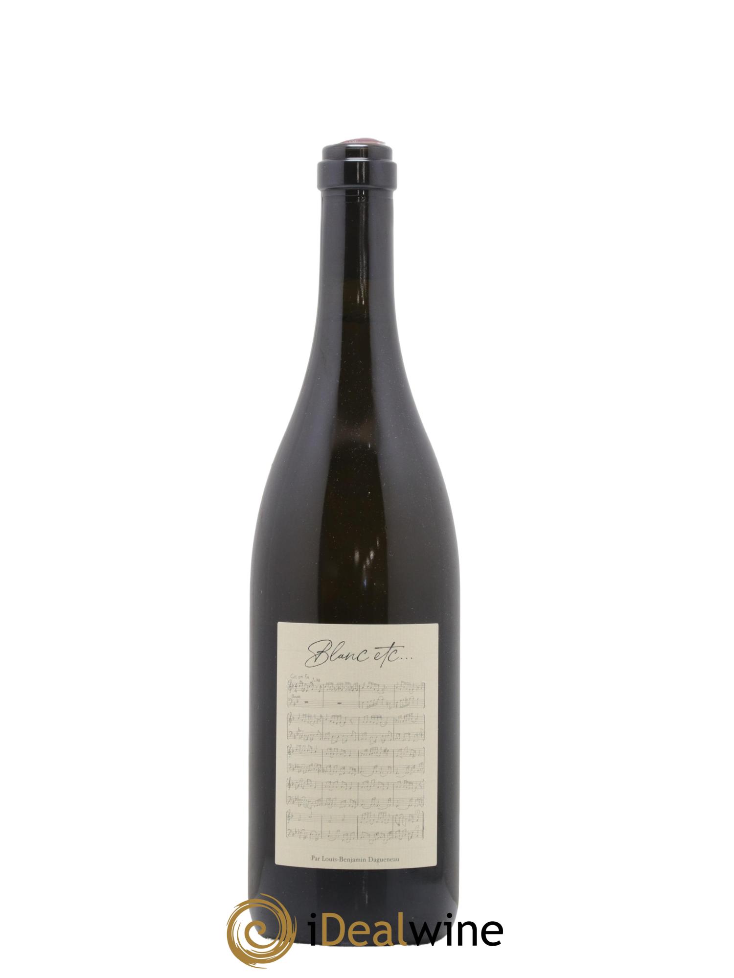 Vin de France Blanc Etc Dagueneau (Domaine Didier - Louis-Benjamin) 2019 - Lot de 1 bouteille - 0