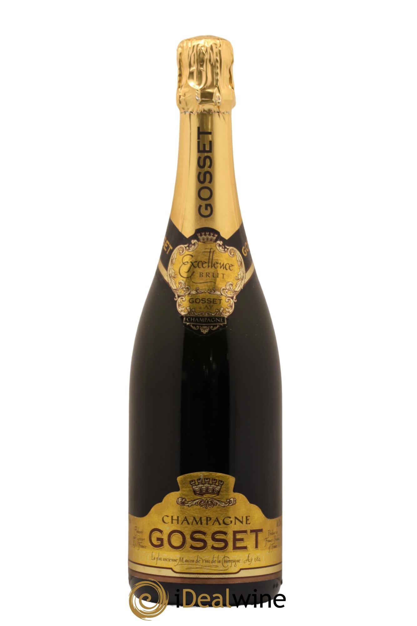 Champagne Brut Excellence Gosset - Lot de 1 bouteille - 0