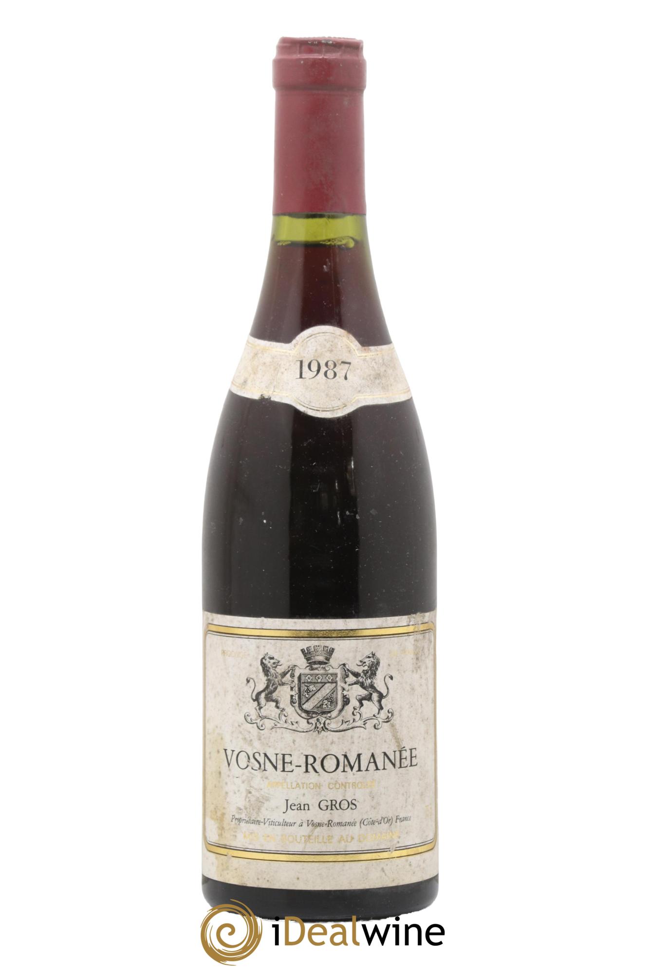 Vosne-Romanée Jean Gros 1987 - Lot de 1 bouteille - 0