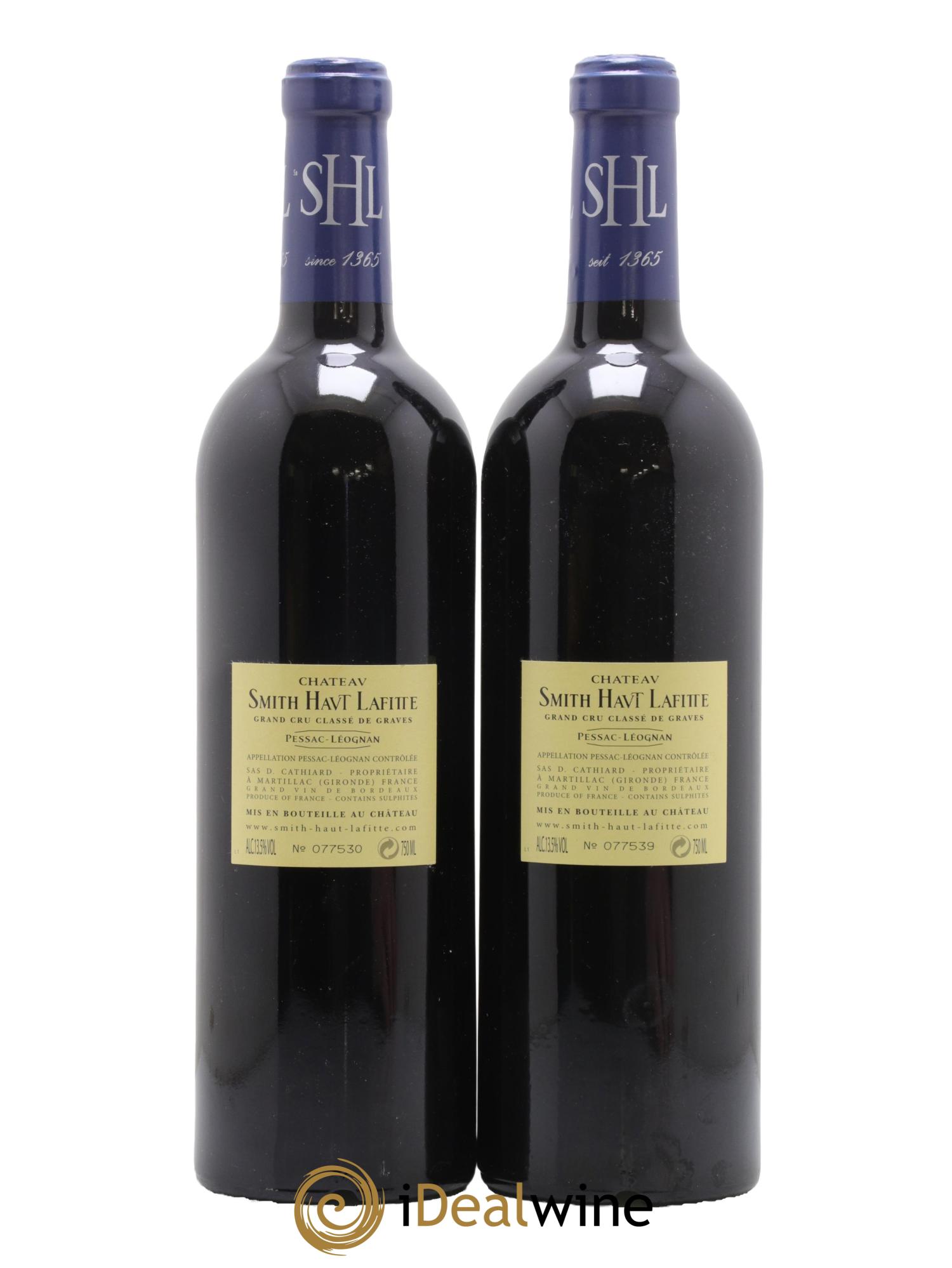 Château Smith Haut Lafitte Cru Classé de Graves 2005 - Lot of 2 bottles - 1