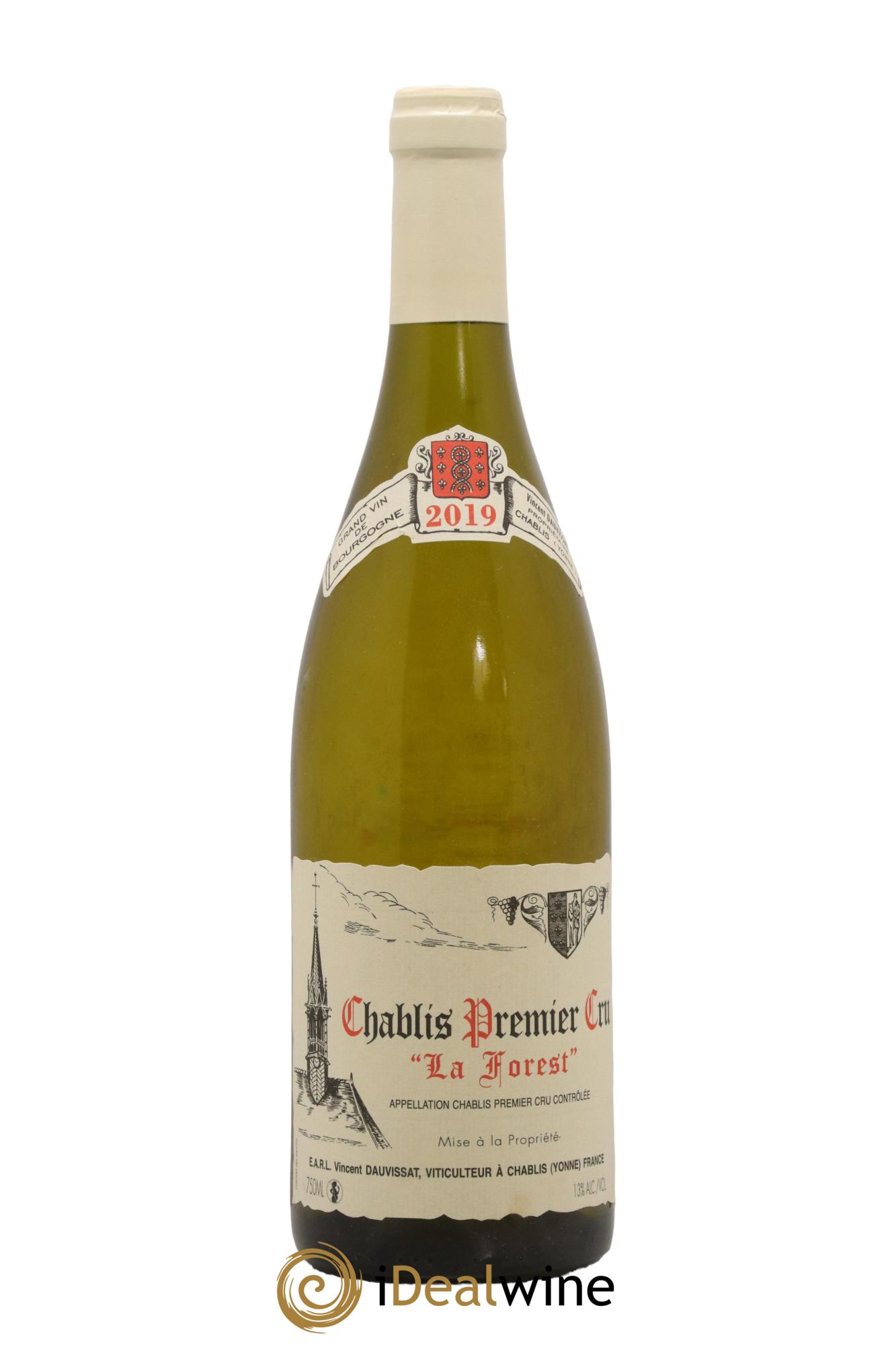 Chablis 1er Cru La Forest Vincent Dauvissat (Domaine) 2019 - Lot de 1 bouteille - 0