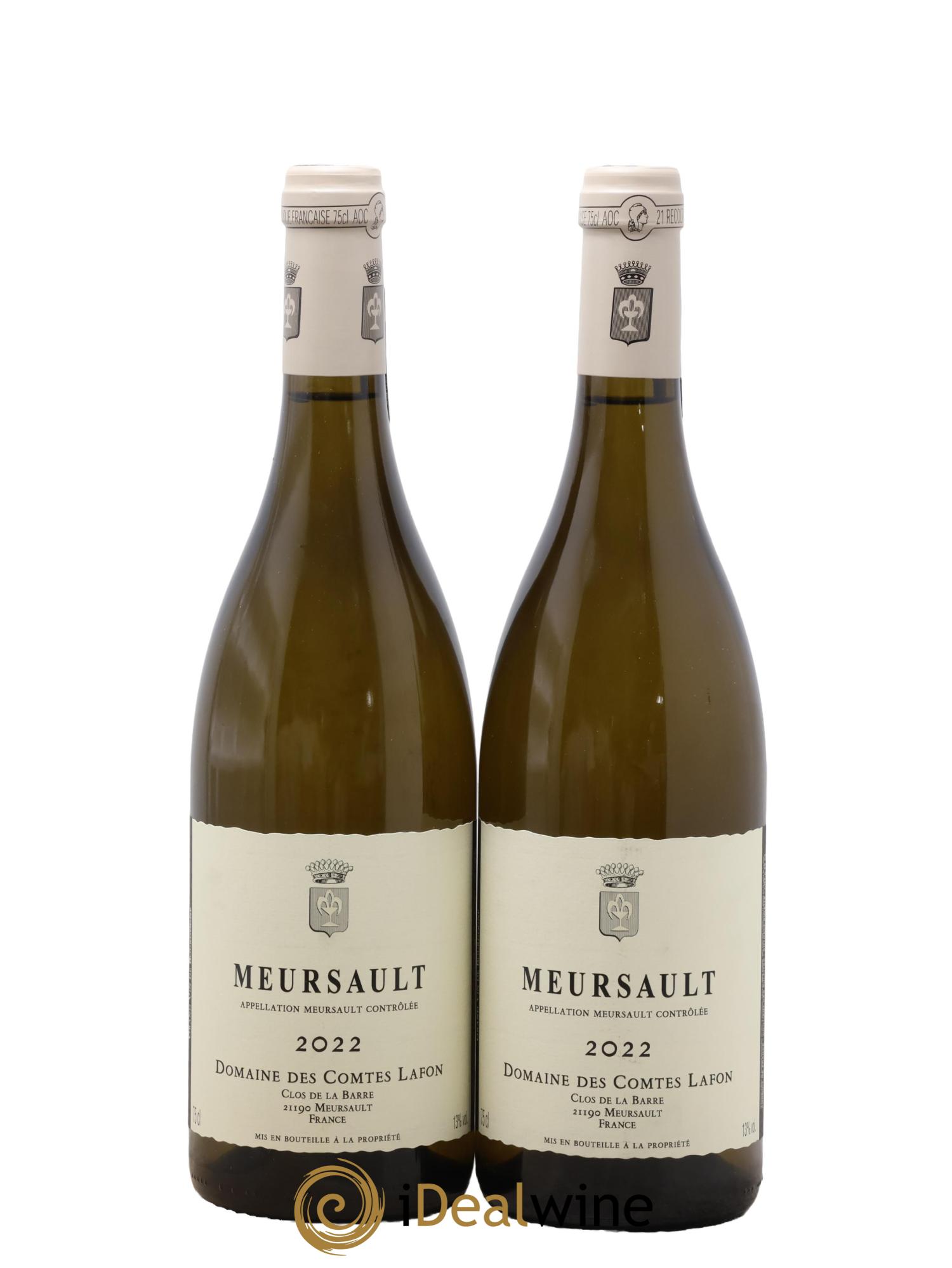 Meursault Comtes Lafon (Domaine des) 2022 - Lotto di 2 bottiglie - 0