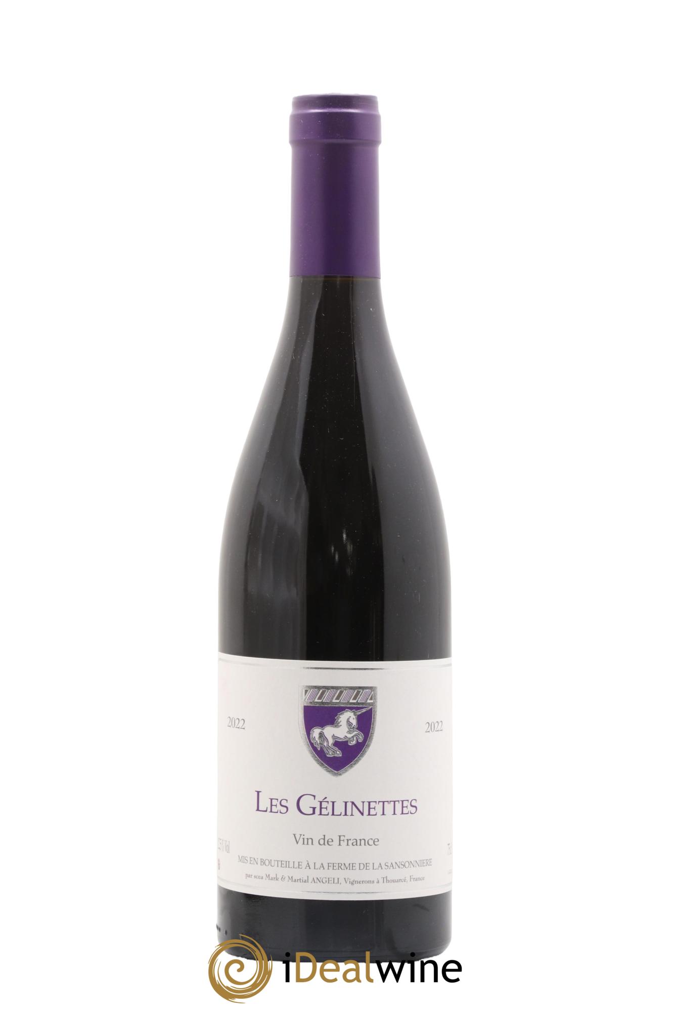 Vin de France Les Gélinettes Mark Angeli (Domaine) - Ferme de la Sansonnière 2022 - Lot de 1 bouteille - 0