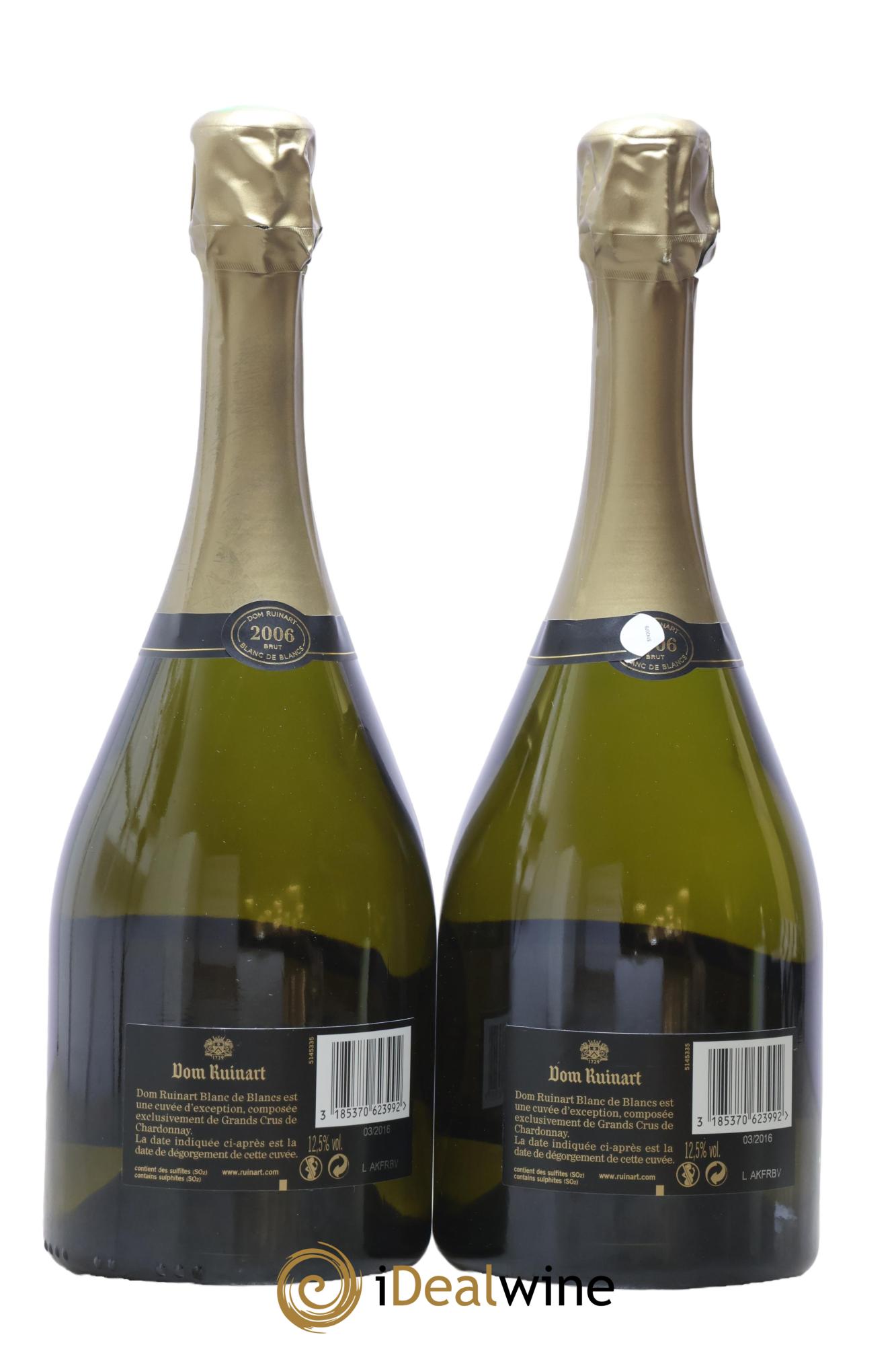 Blanc de Blancs Brut Ruinart 2006 - Posten von 2 Flaschen - 1