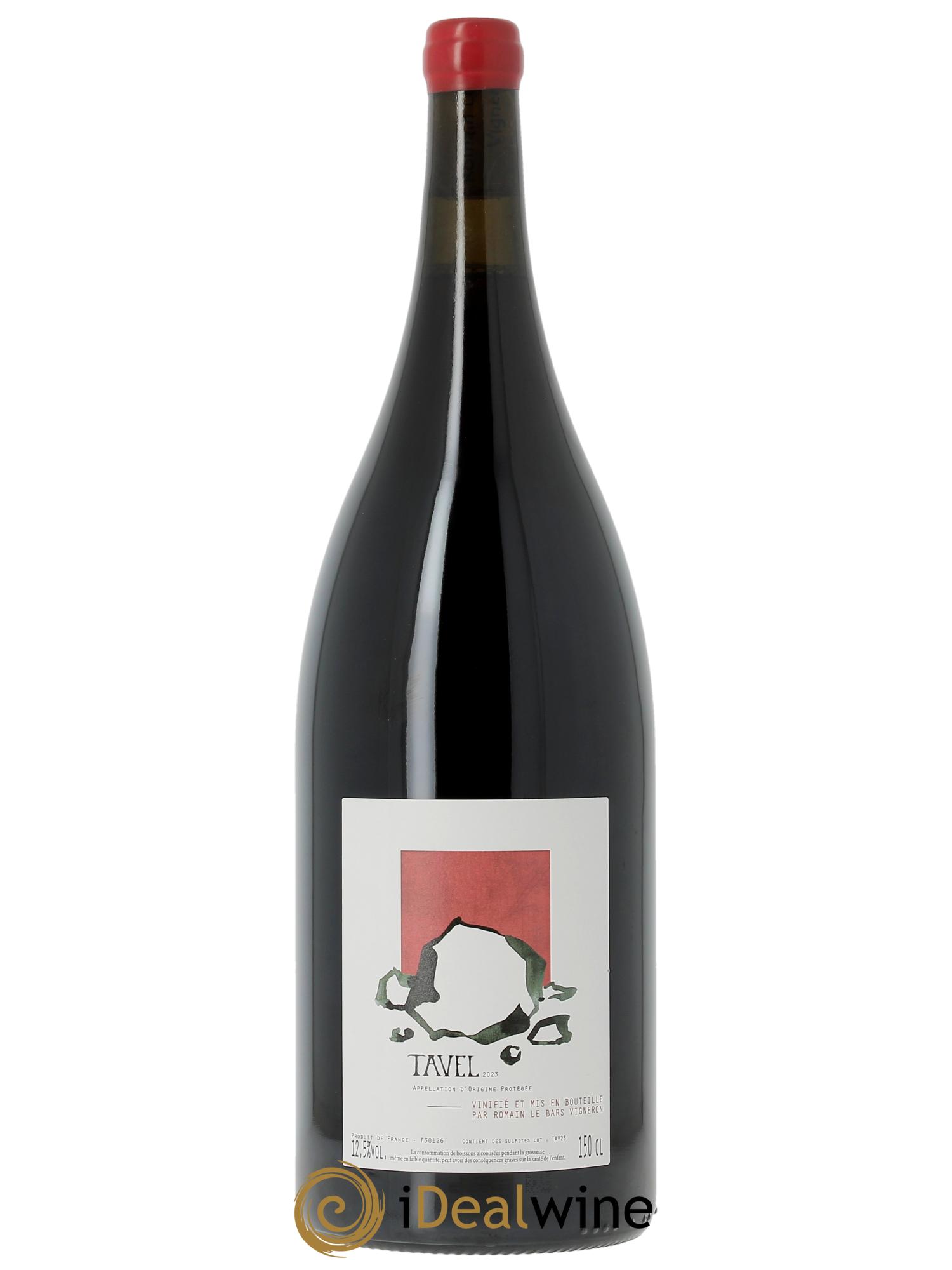 Tavel Romain Le Bars 2023 - Lot of 1 magnum - 0