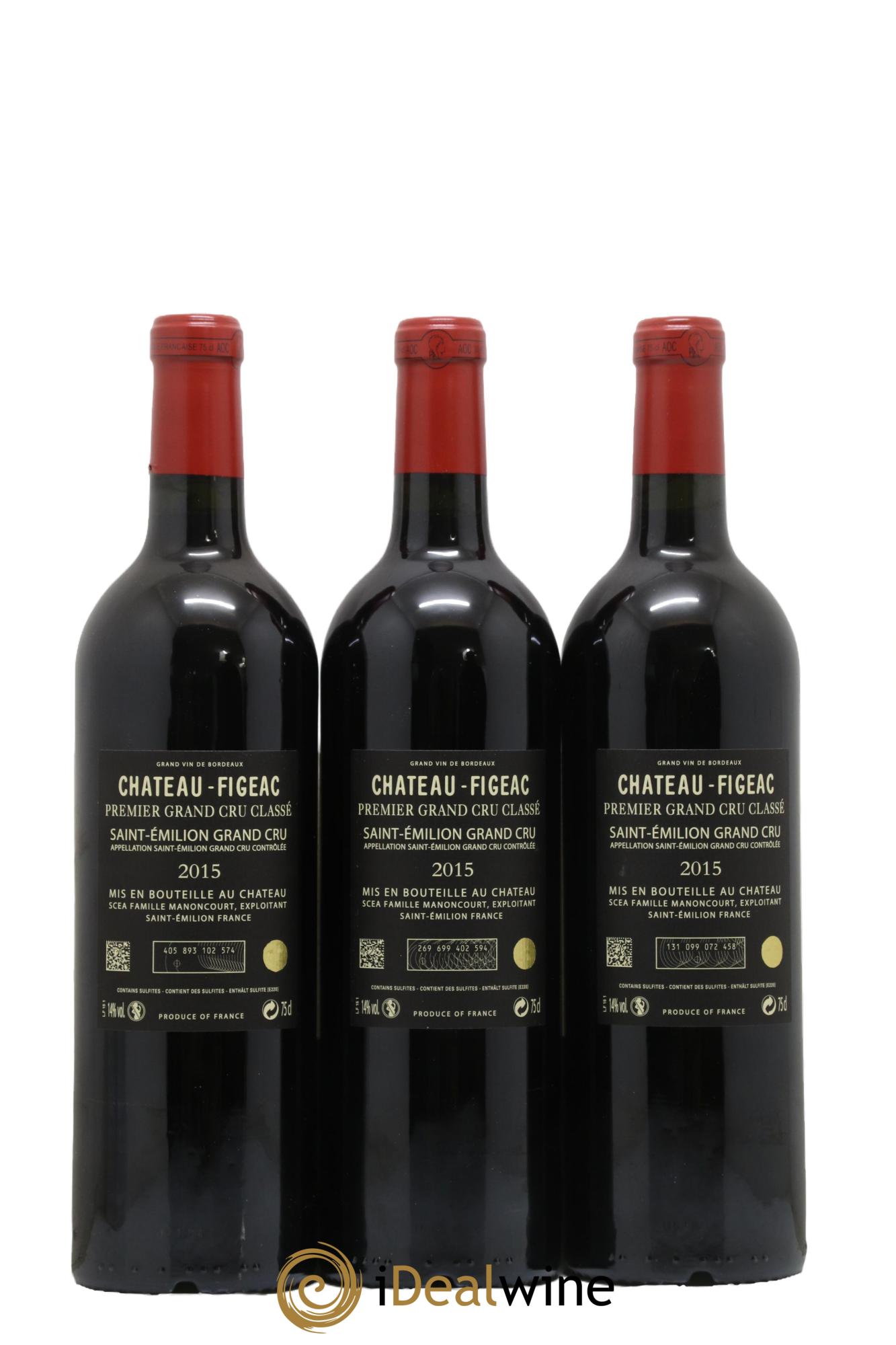 Château Figeac 1er Grand Cru Classé A  2015 - Lotto di 6 bottiglie - 4