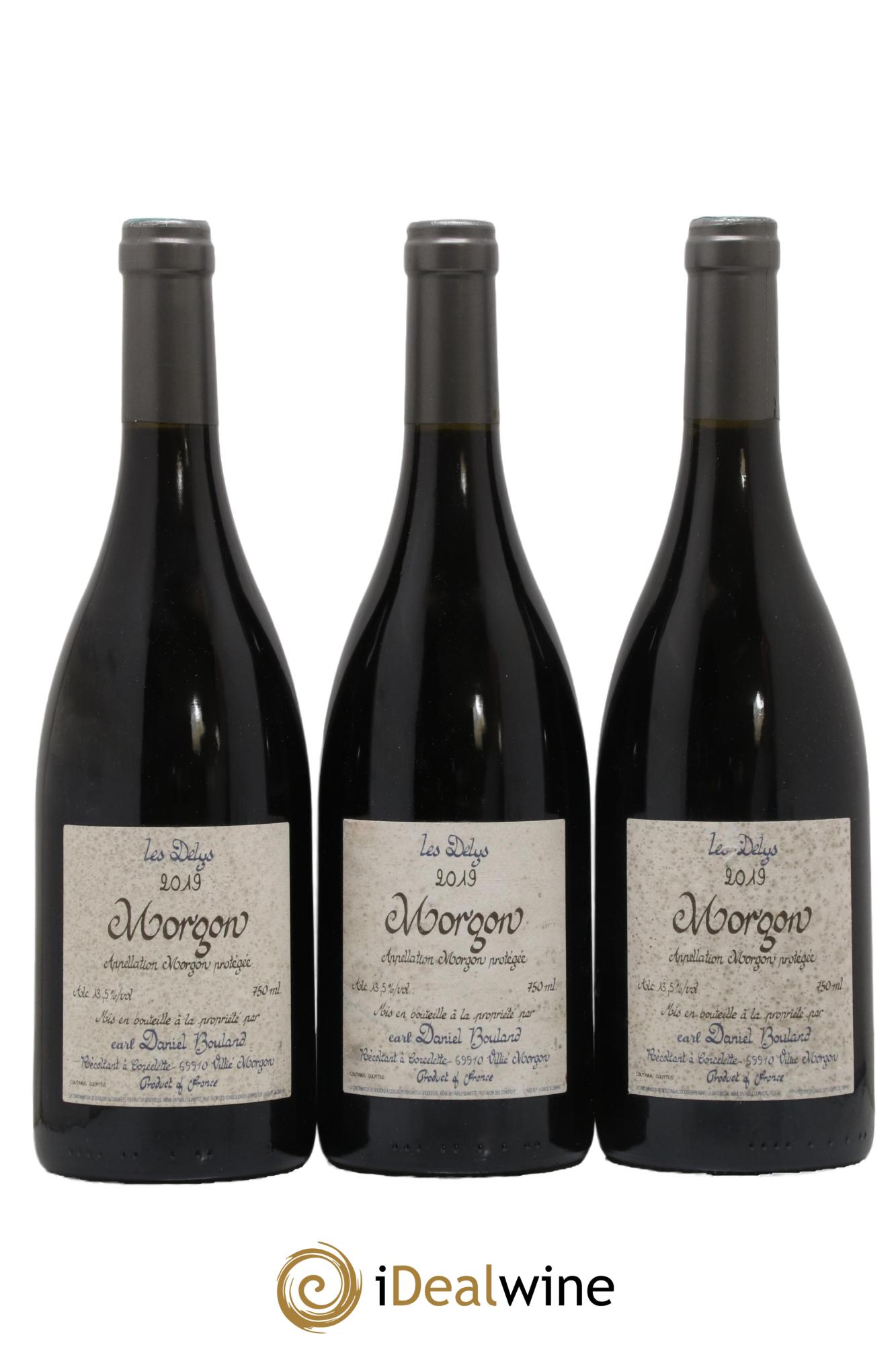 Morgon Les Delys Vielles Vignes de 1926 Daniel Bouland (Domaine) 2019 - Lot de 3 bouteilles - 0