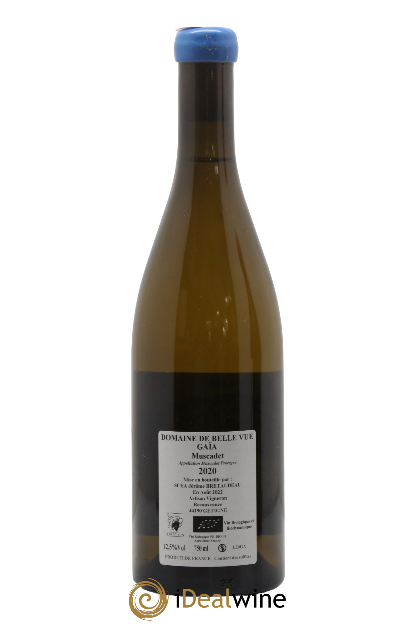 Muscadet-Sèvre-et-Maine Gaia Jérôme Bretaudeau - Domaine de Bellevue 2020 - Posten von 1 Flasche - 1