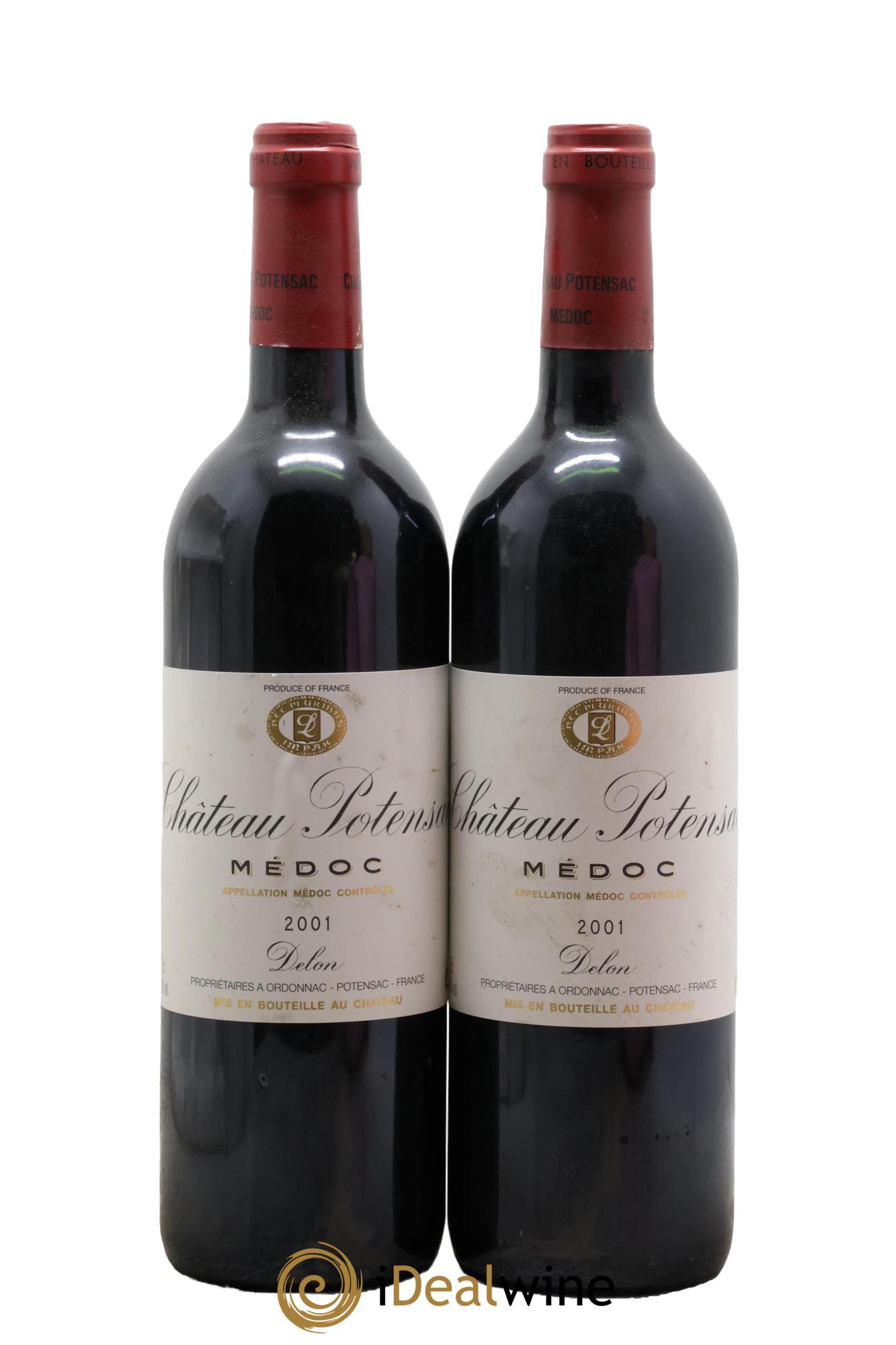 Château Potensac 2001 - Lot of 2 bottles - 0