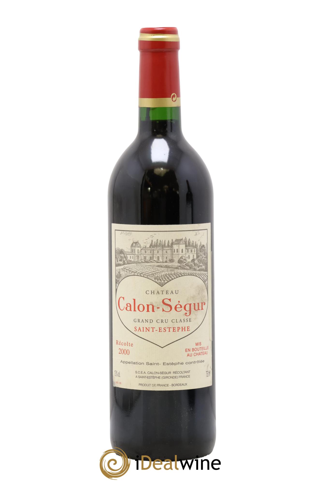 Château Calon Ségur 3ème Grand Cru Classé 2000 - Lotto di 1 bottiglia - 0