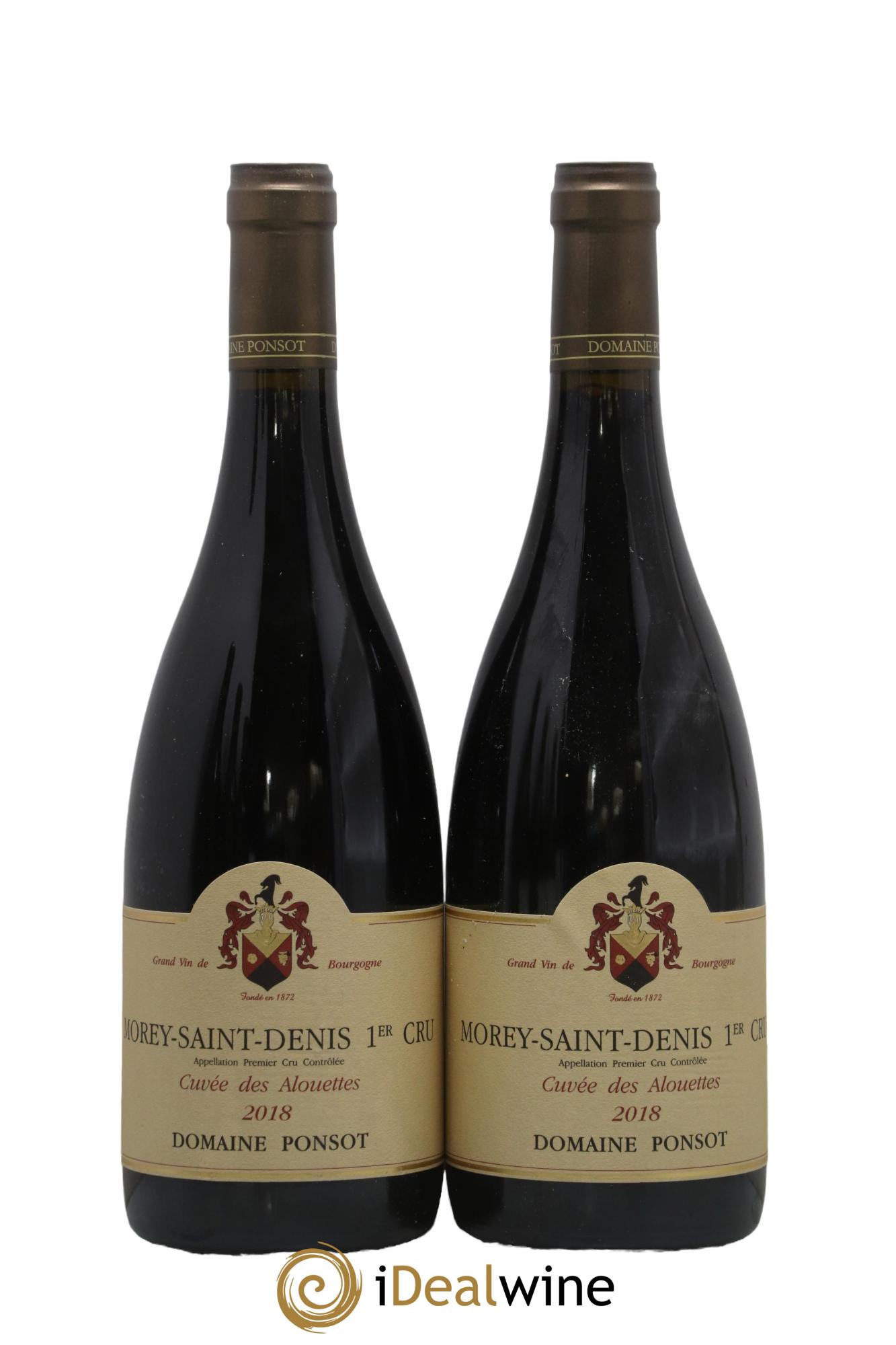 Morey Saint-Denis 1er Cru Cuvée des Alouettes Ponsot (Domaine) 2018 - Lot of 2 bottles - 0