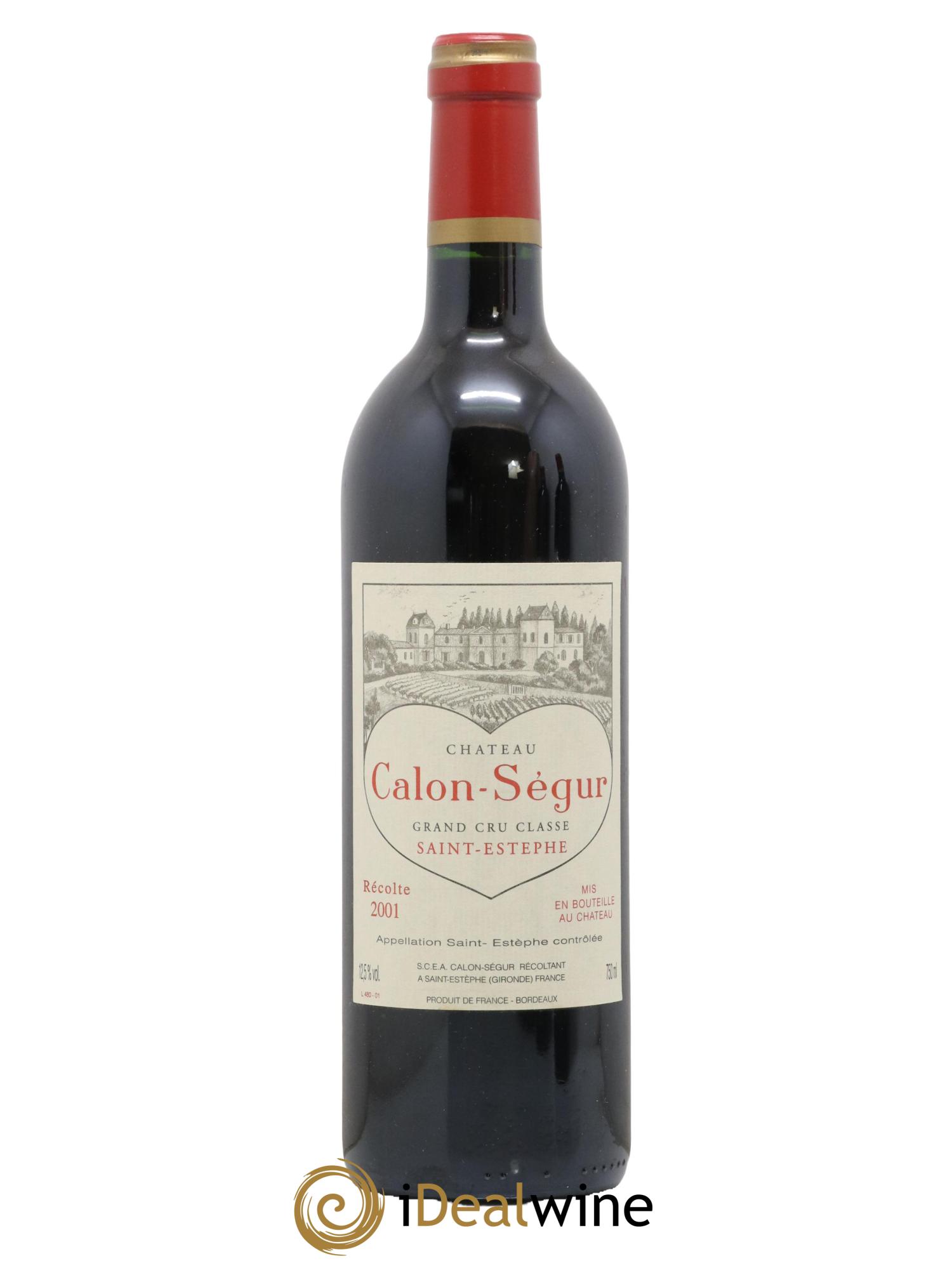 Château Calon Ségur 3ème Grand Cru Classé  2001 - Lot of 1 bottle - 0