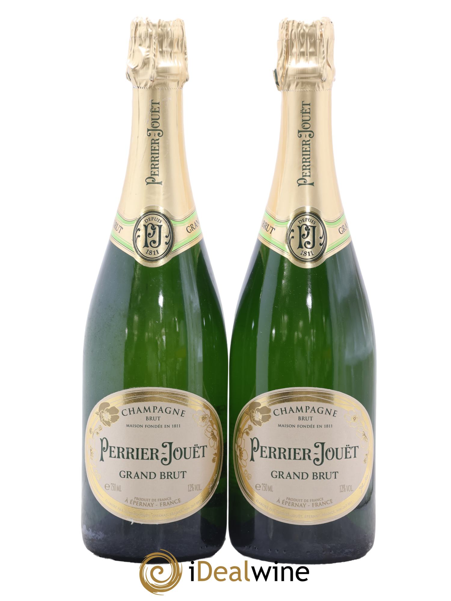Grand Brut Perrier-Jouët - Lot de 2 bouteilles - 0