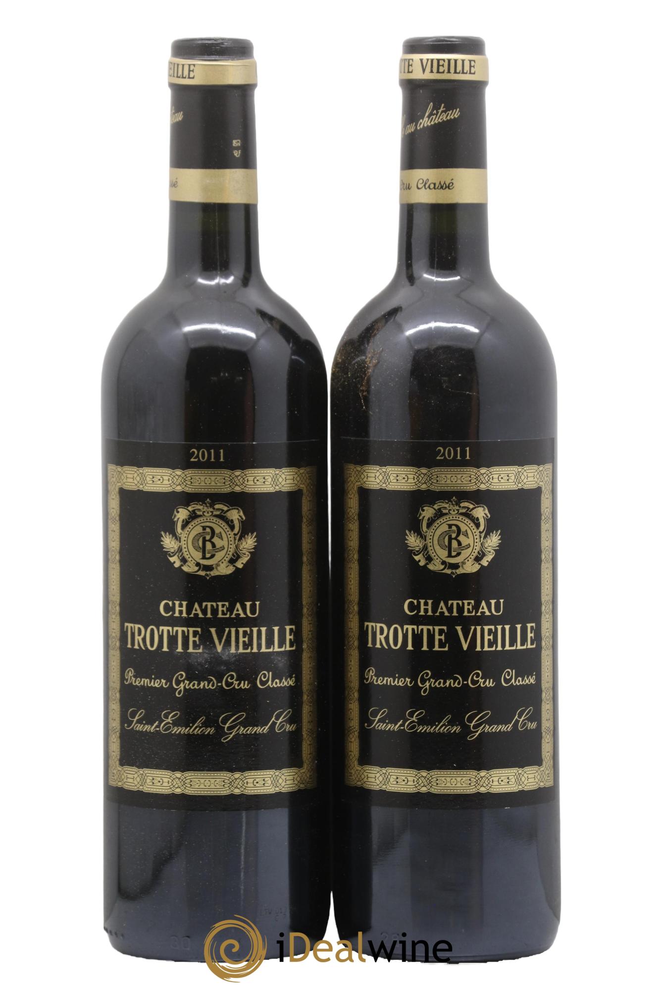 Château Trotte Vieille 1er Grand Cru Classé B 2011 - Lot of 2 bottles - 0