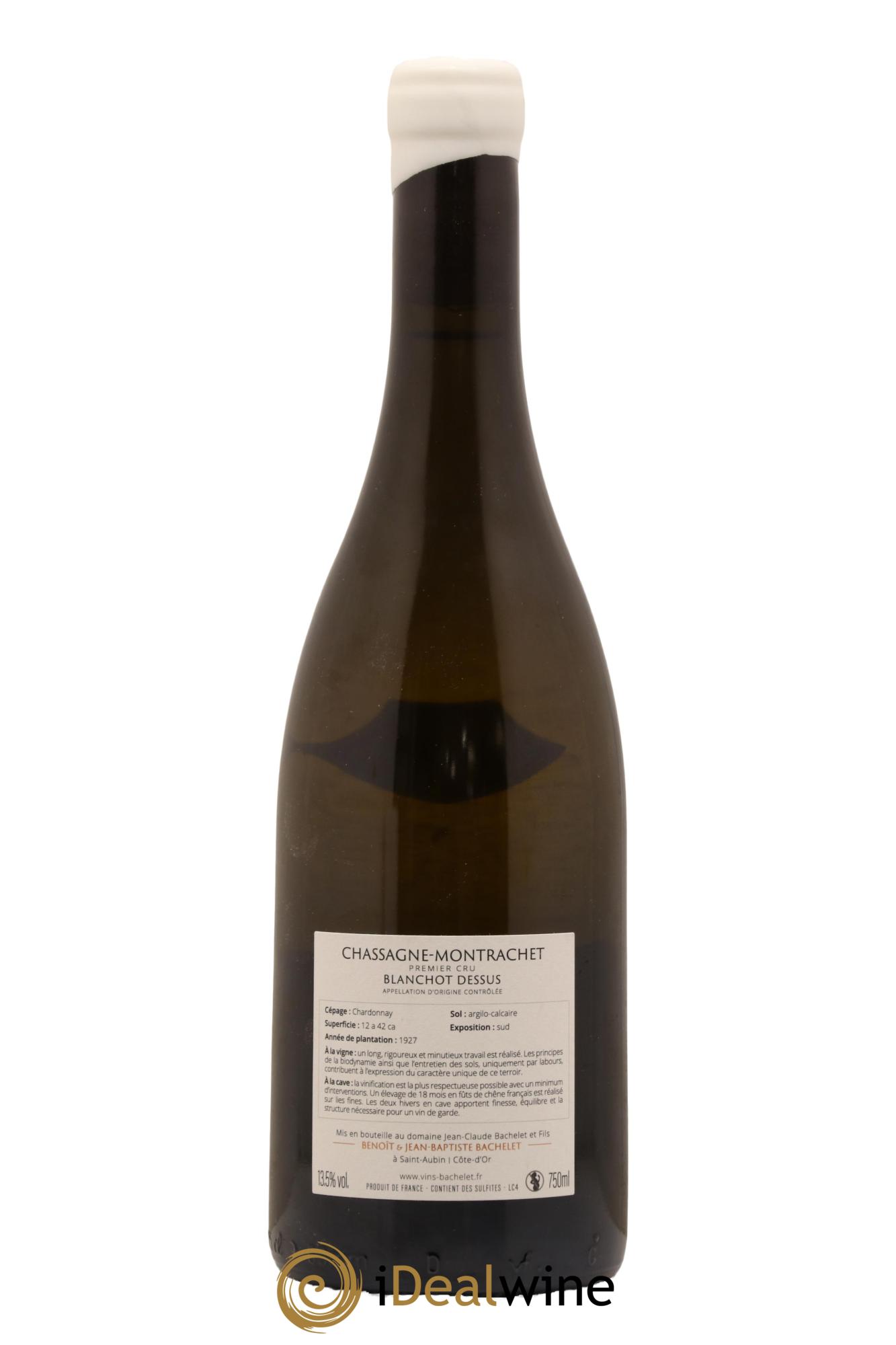 Chassagne-Montrachet 1er Cru Blanchot Dessus Jean-Claude Bachelet (Domaine) 2020 - Lotto di 1 bottiglia - 1