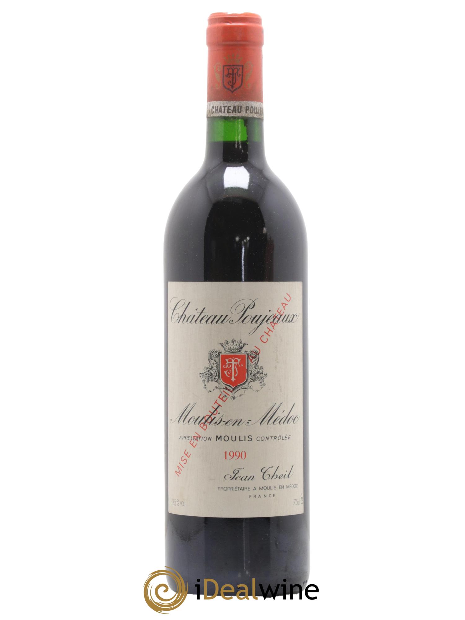 Château Poujeaux 1990 - Lot de 1 bouteille - 0