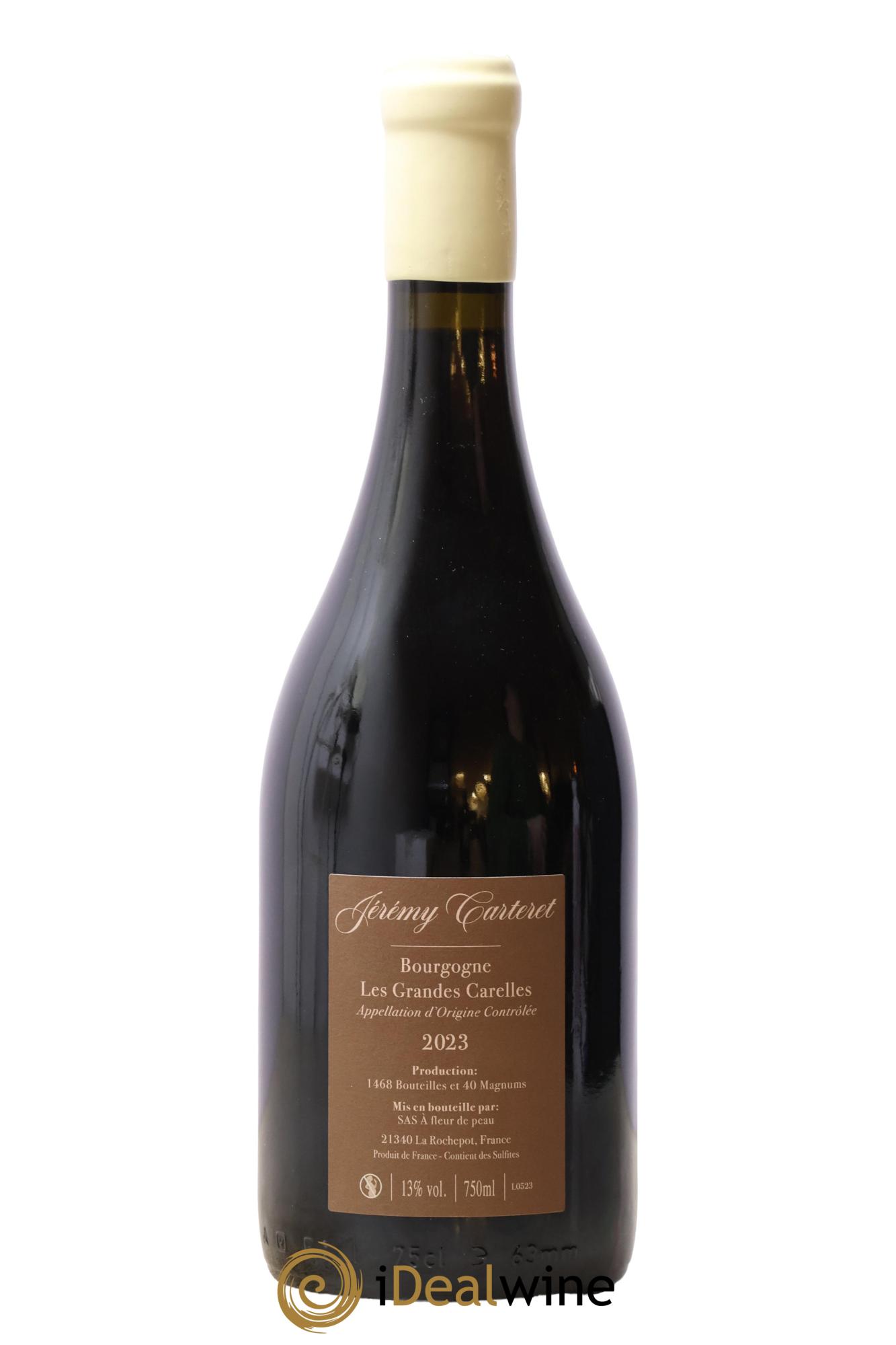 Bourgogne Les Grandes Carelles Jérémy Carteret 2023 - Lot de 1 bouteille - 1