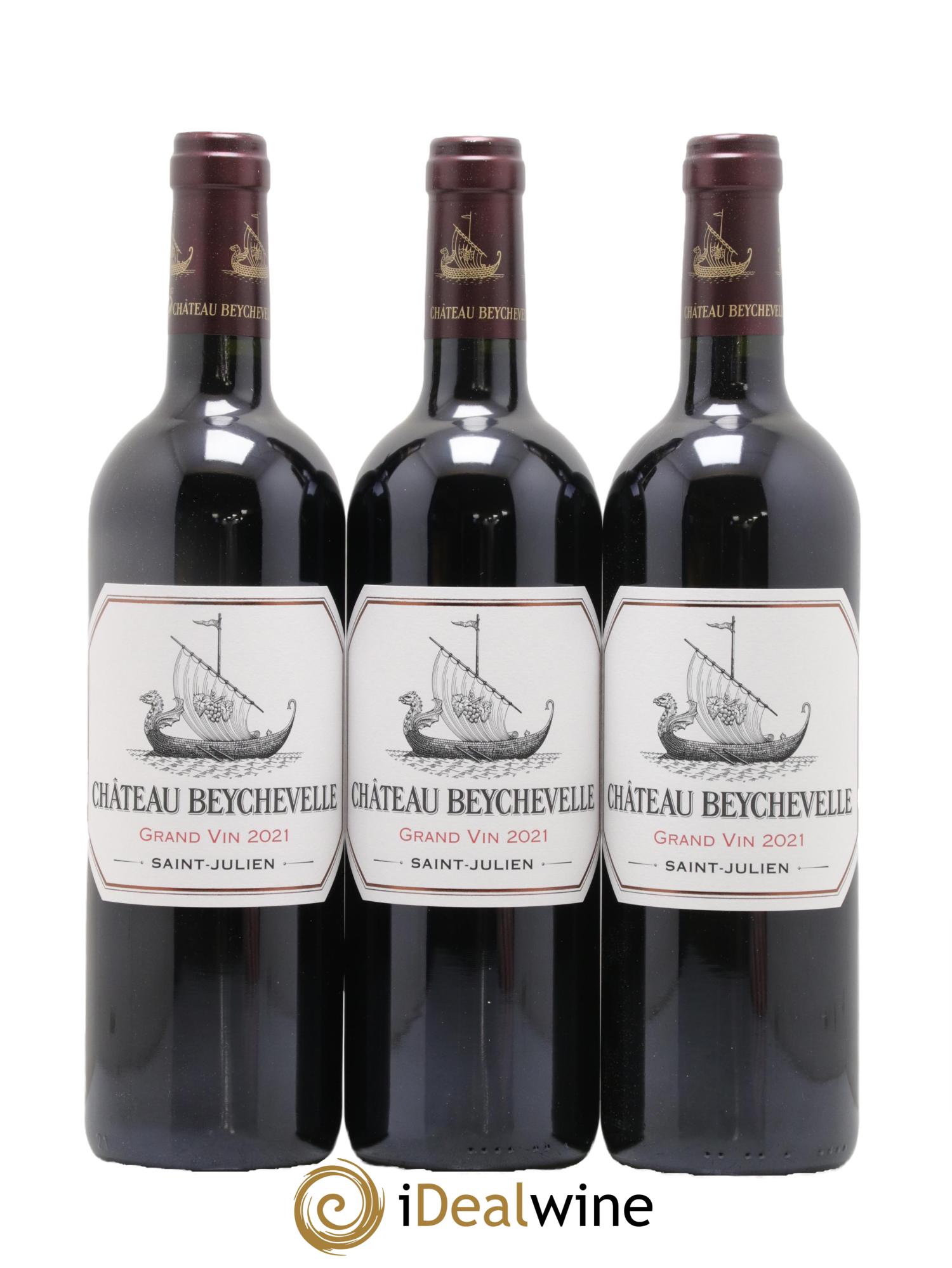 Château Beychevelle 4ème Grand Cru Classé 2021 - Lot de 6 bouteilles - 1