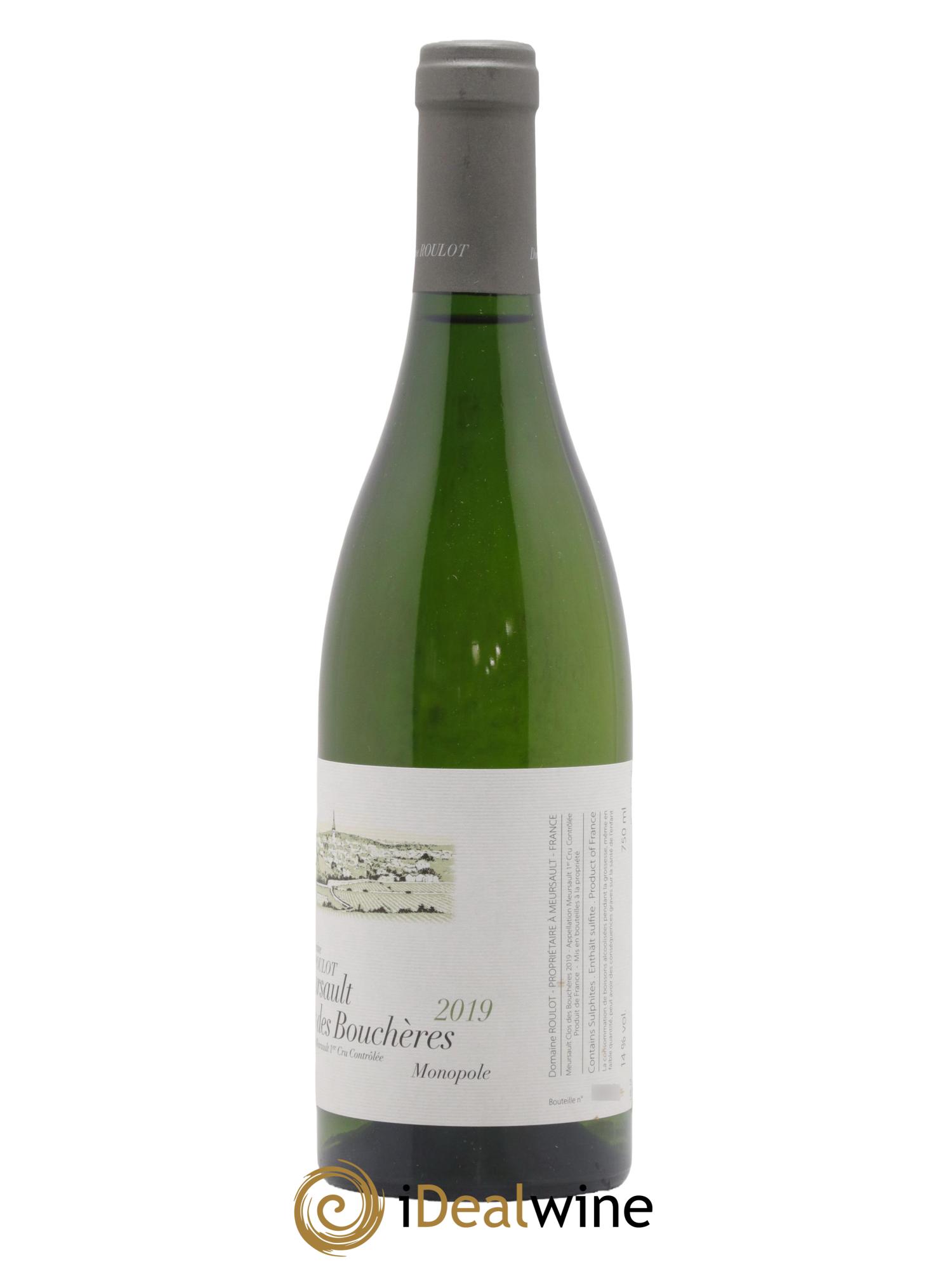 Meursault 1er Cru Clos des Bouchères Roulot (Domaine) 2019 - Lot de 1 bouteille - 1