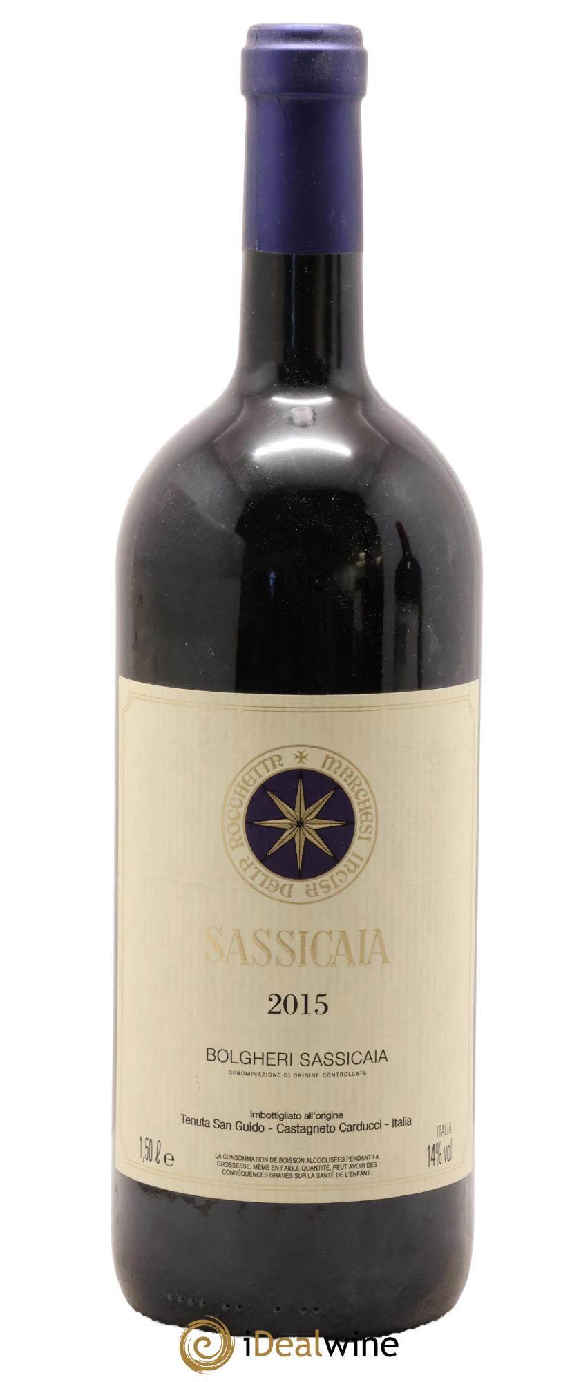 Bolgheri DOC Sassicaia Tenuta San Guido 2015 - Posten von 1 Magnum - 0
