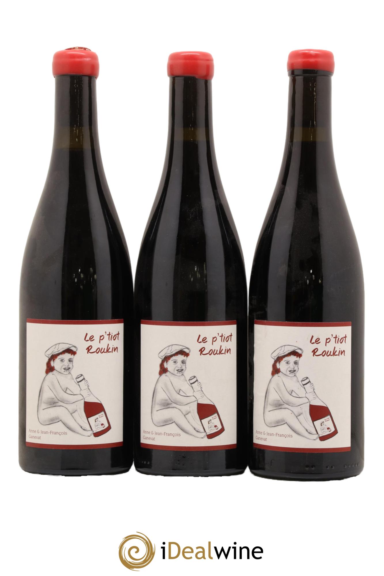 Vin de France Le P'tiot Roukin Anne et Jean François Ganevat 2015 - Lot de 3 bouteilles - 0