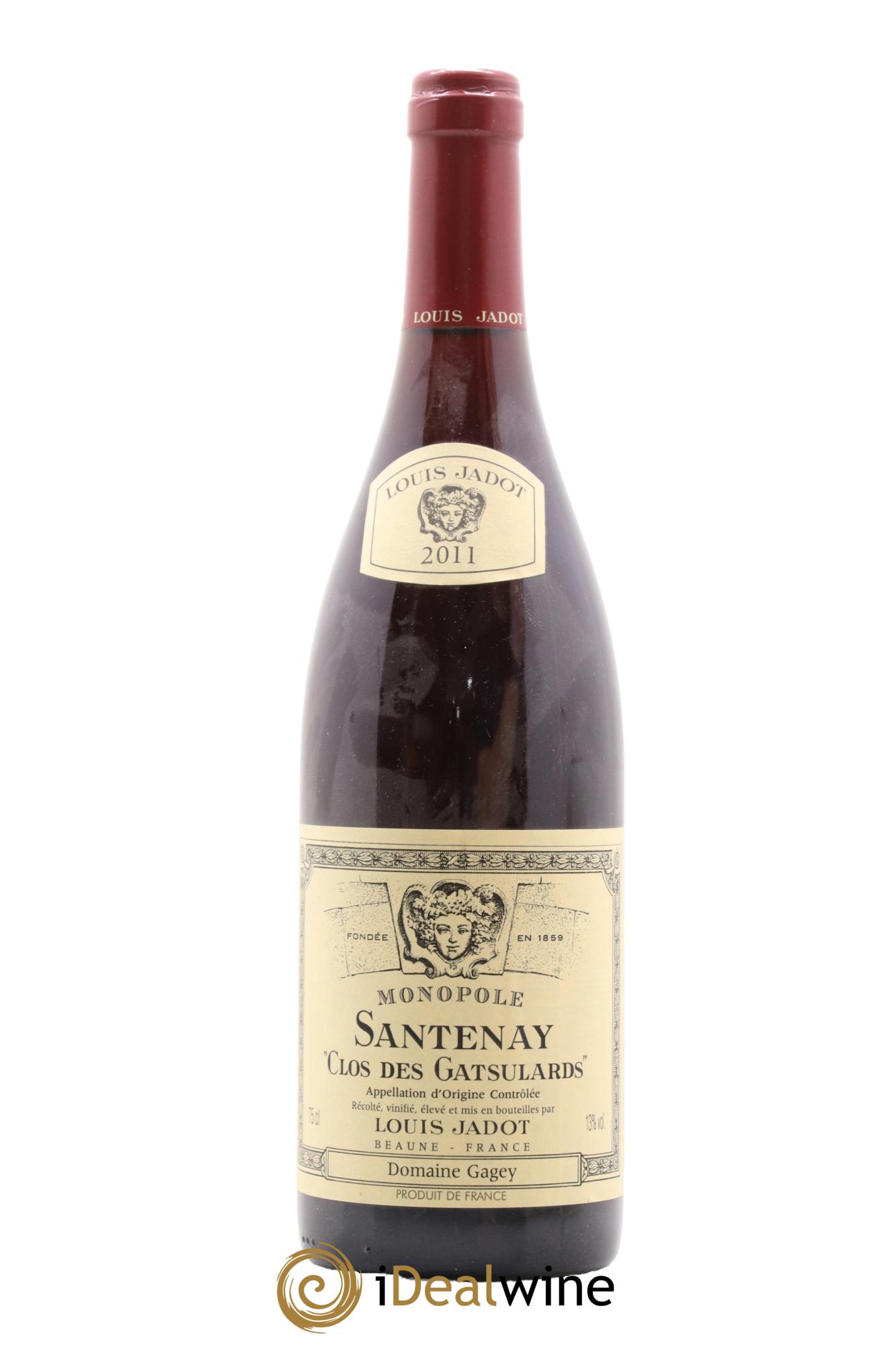Santenay Monopole Clos des Gatsulards Domaine Louis Jadot 2011 - Lot de 1 bouteille - 0