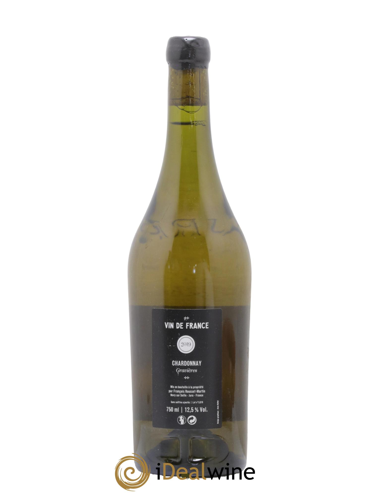 Vin de France Gravières François Rousset Martin 2019 - Posten von 1 Flasche - 1