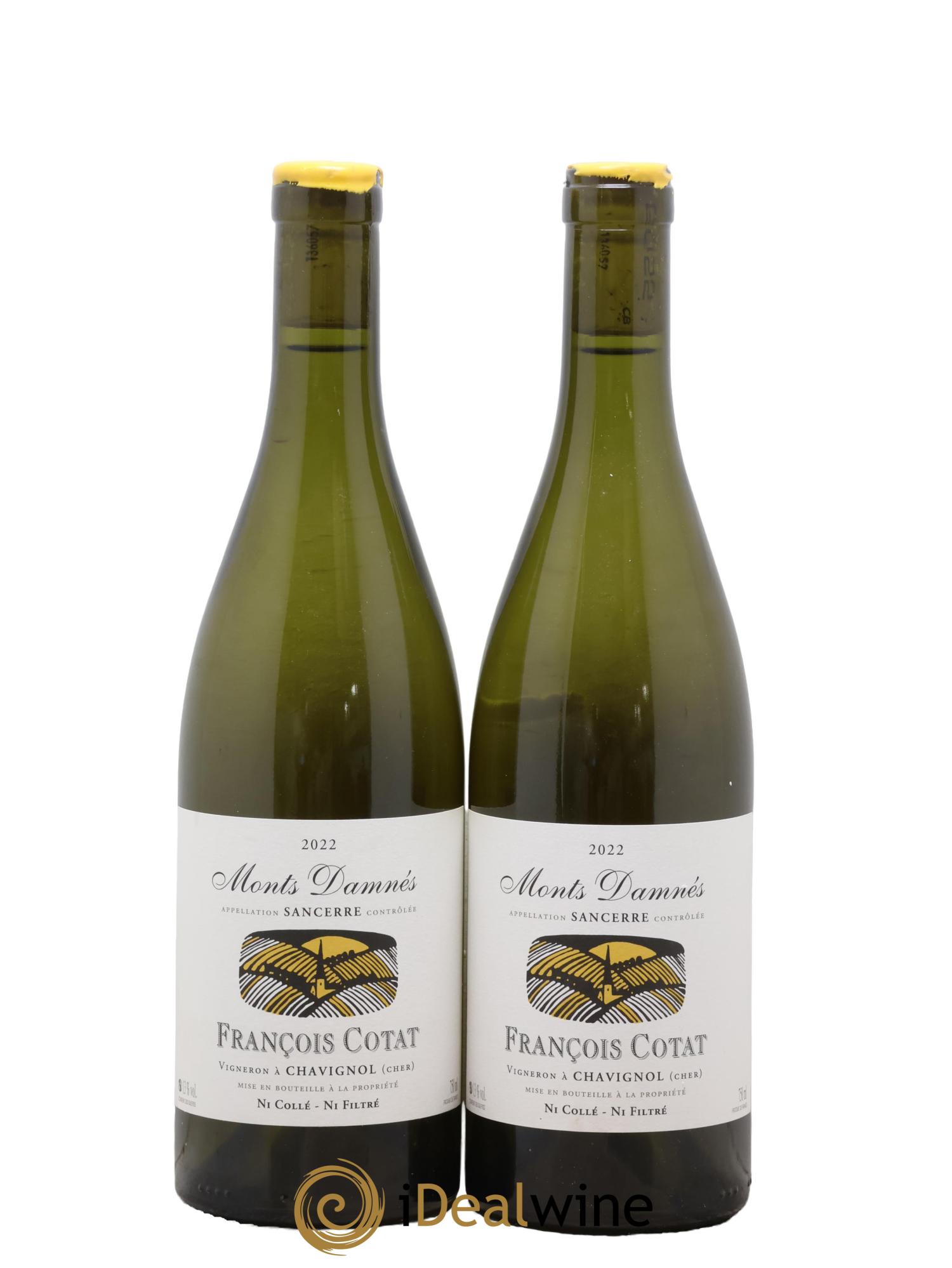 Sancerre Les Monts Damnés François Cotat 2022 - Posten von 2 Flaschen - 0