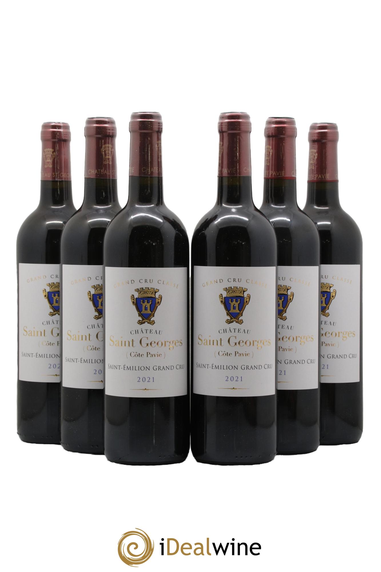 Château Saint-Georges Côte Pavie Grand Cru Classé 2021 - Lot of 6 bottles - 0