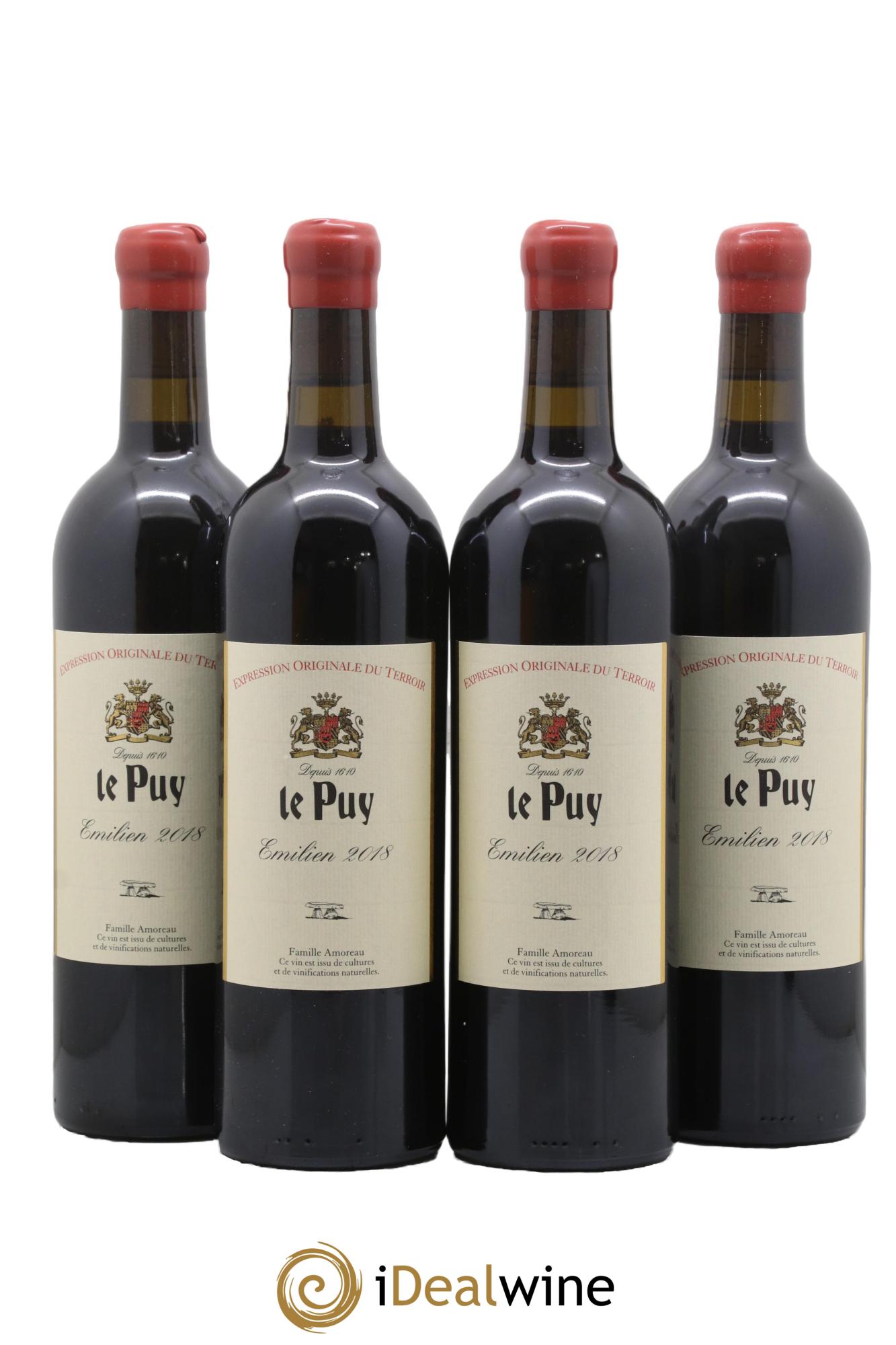 Le Puy - Cuvée Emilien 2018 - Lot of 4 bottles - 0