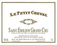 Etichetta Le Petit Cheval Second Vin 1993