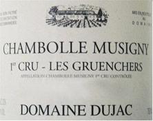 Etichetta Chambolle-Musigny 1er Cru Les Gruenchers Dujac (Domaine) 1999