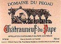 Wine label Châteauneuf-du-Pape Domaine du Pégau Cuvée Laurence Paul et Laurence Féraud ----